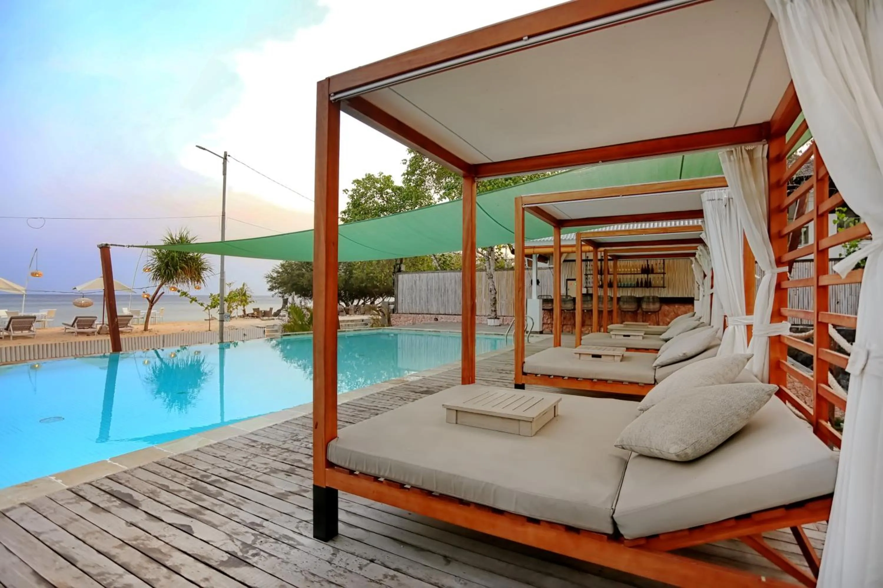 Swimming pool in Gili Eco Villas