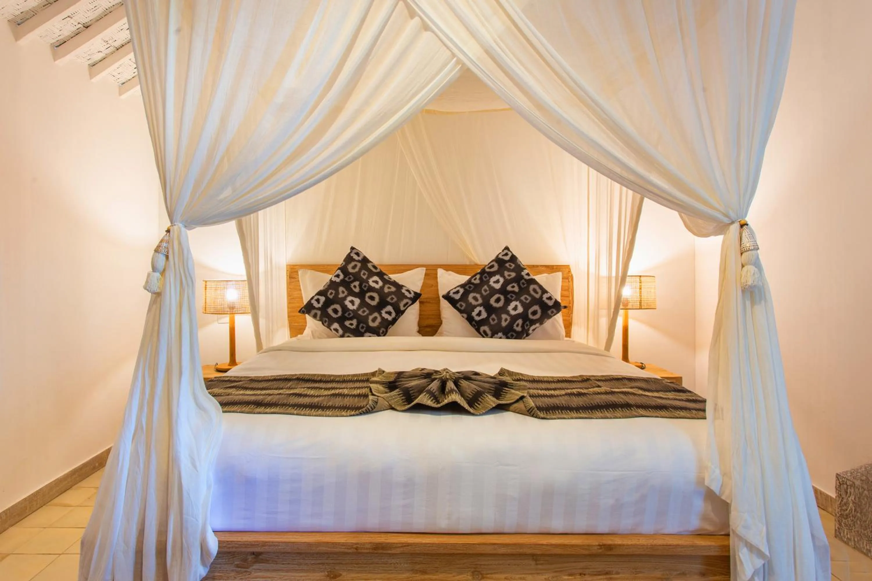 Bedroom, Bed in Gili Eco Villas