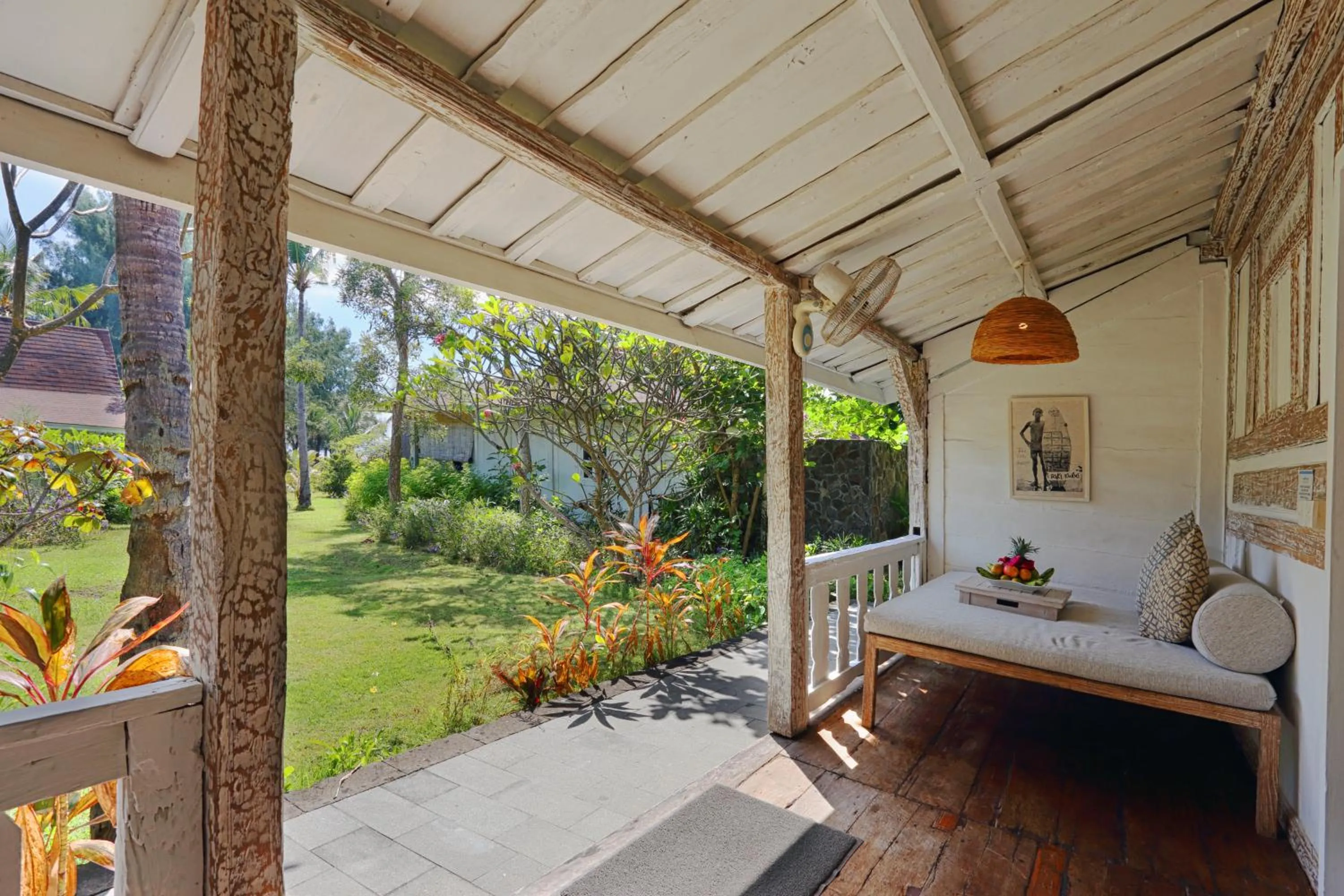 Seating area in Gili Eco Villas