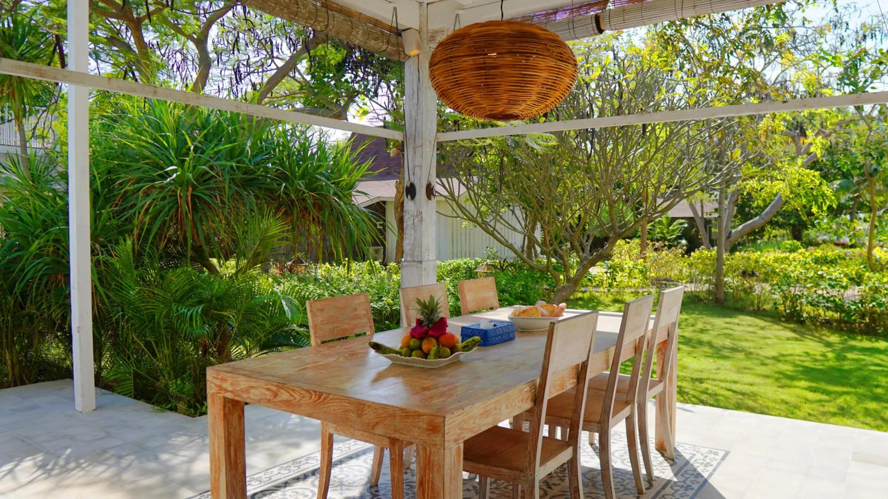 Living room in Gili Eco Villas