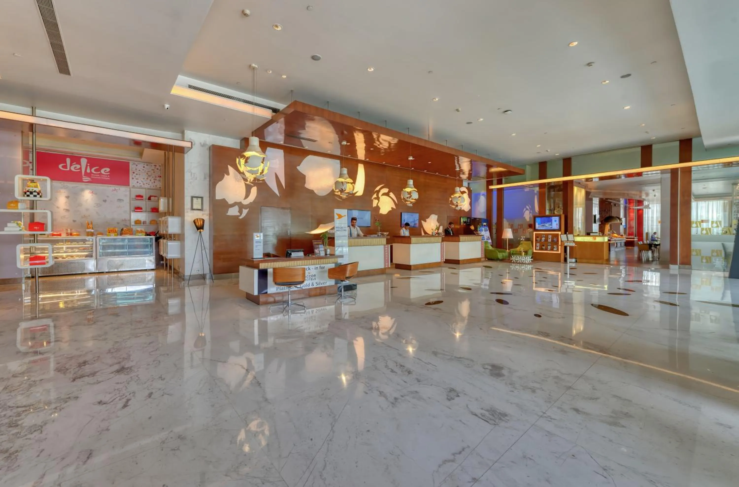 Lobby or reception in Novotel Bengaluru Outer Ring Road
