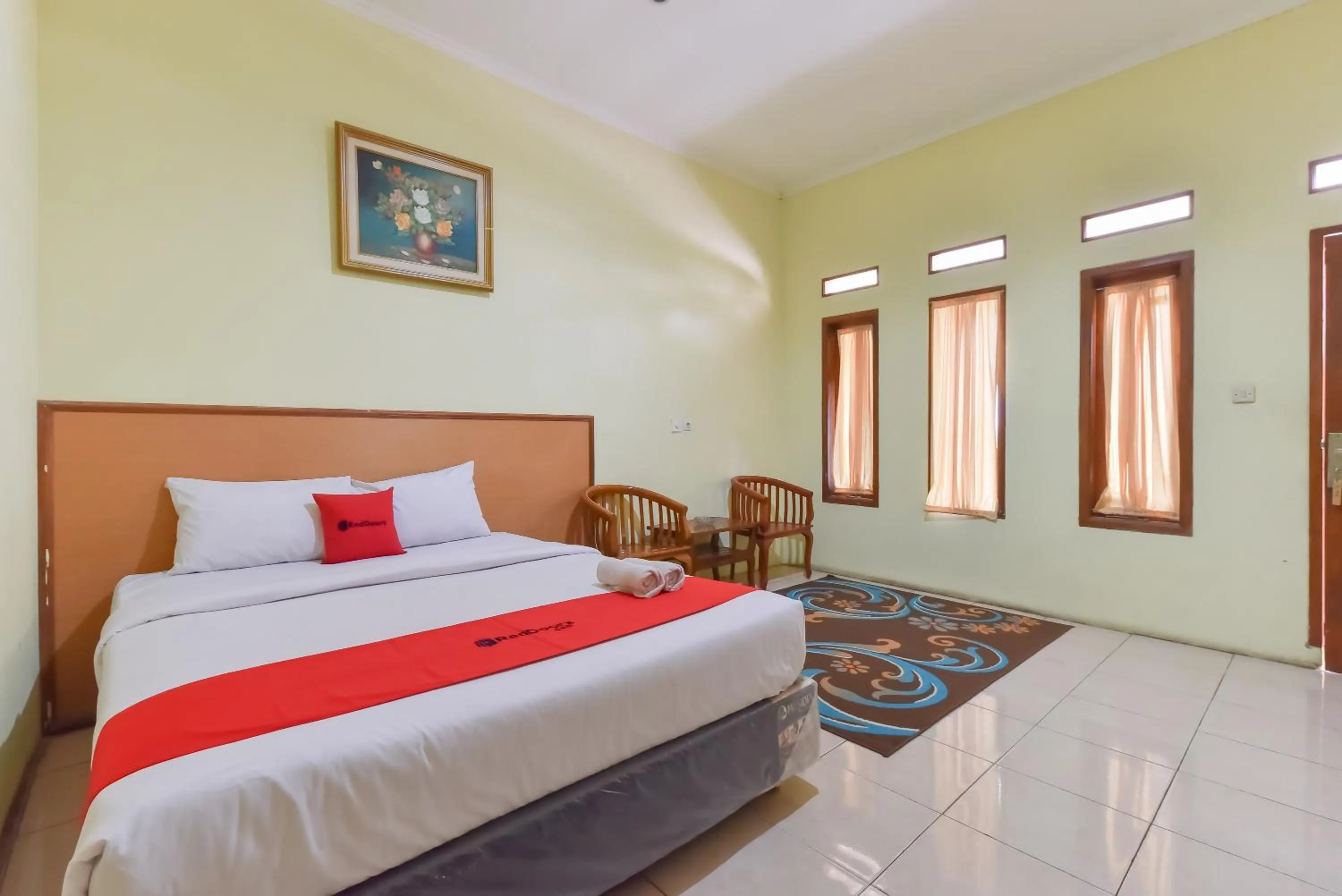 Bed in RedDoorz At Pondok Winagung Ciwidey