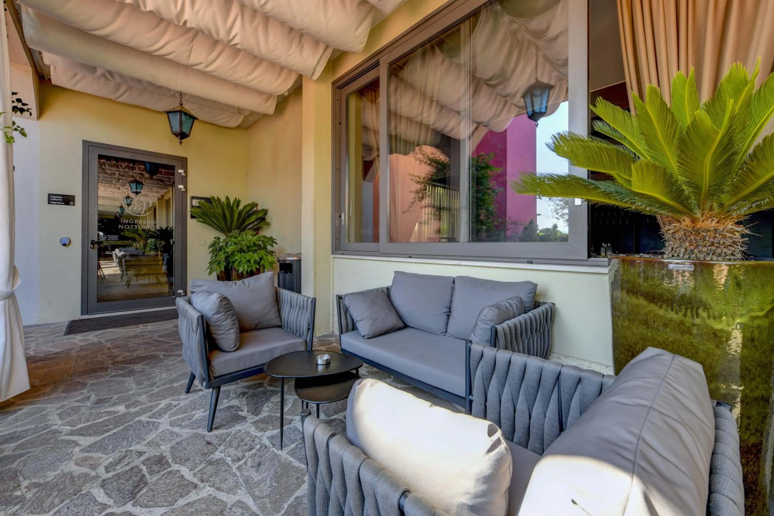 Patio in Albergo Locanda Primavera