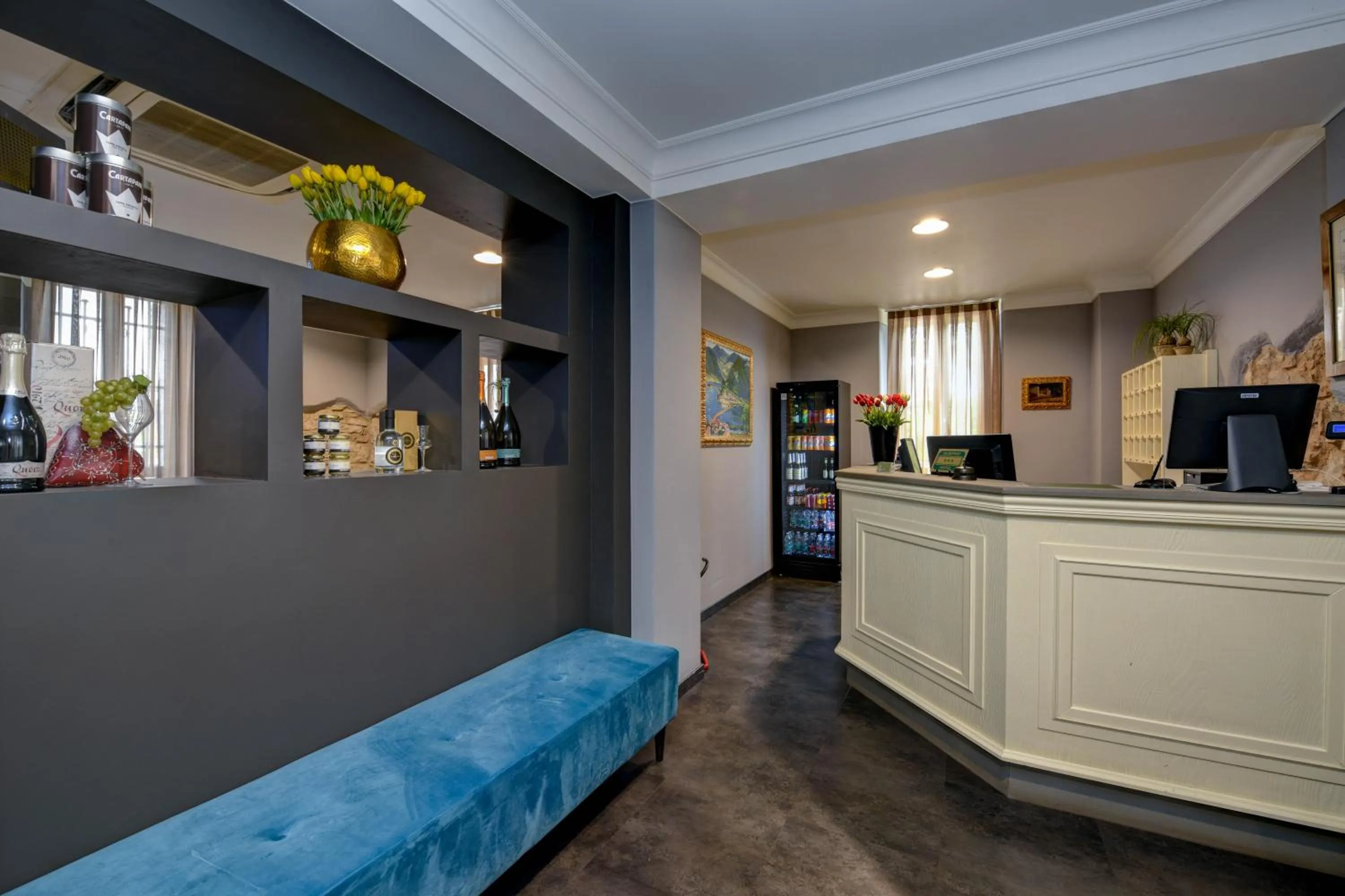 Lobby or reception in Albergo Locanda Primavera