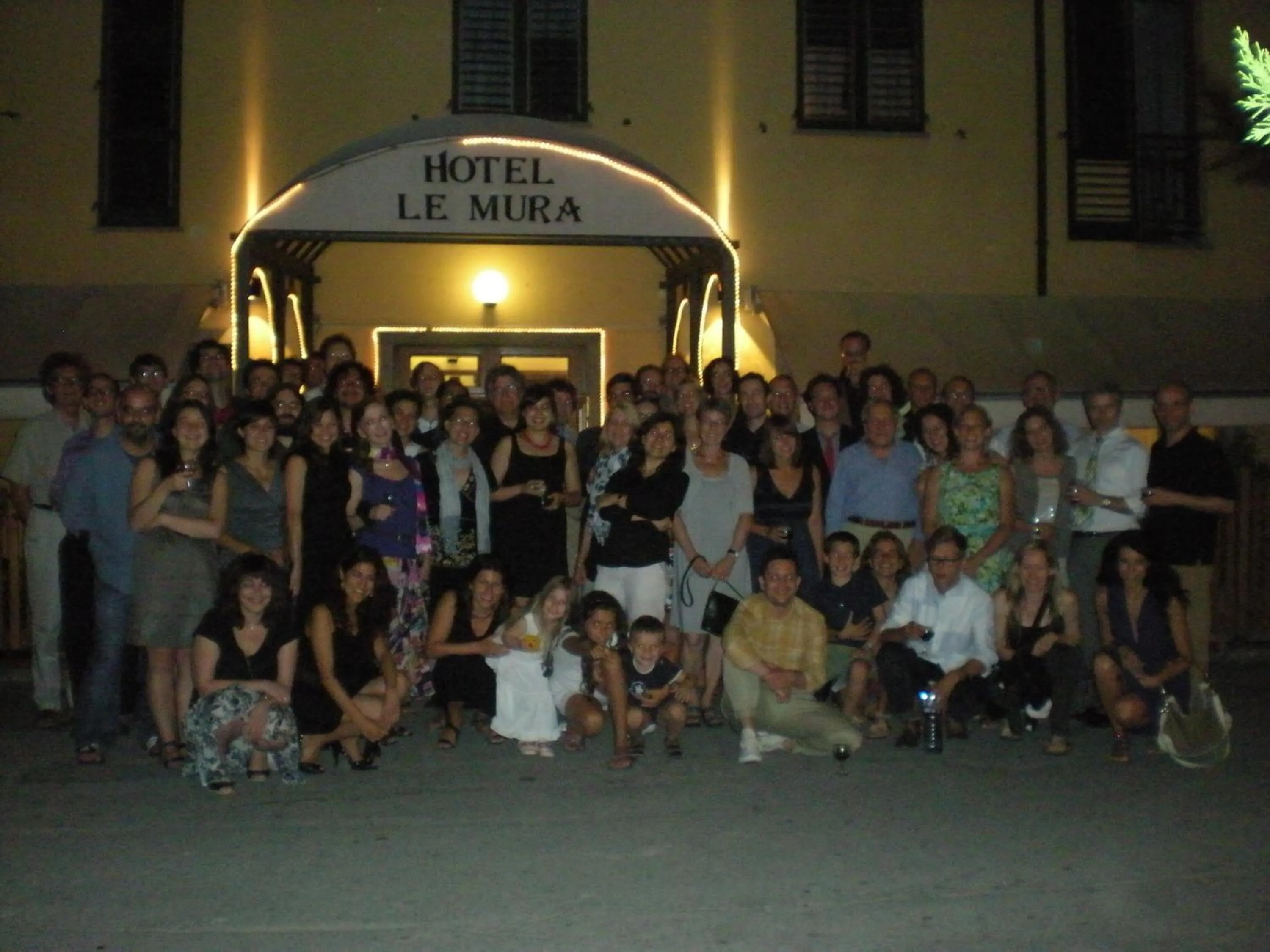 group of guests in Hotel Le Mura e Residence