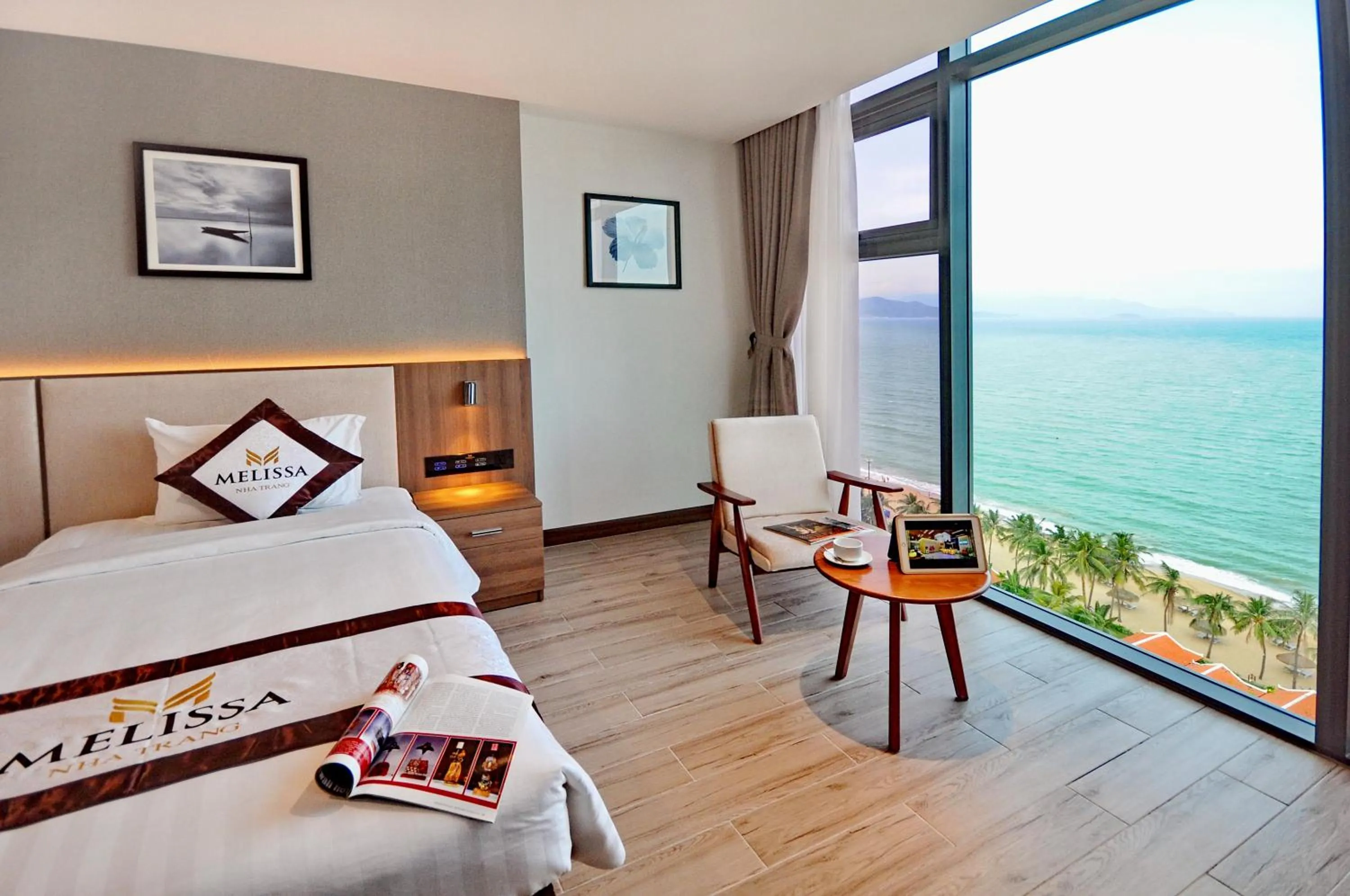 Sea view, Bed in Melissa Hotel Nha Trang