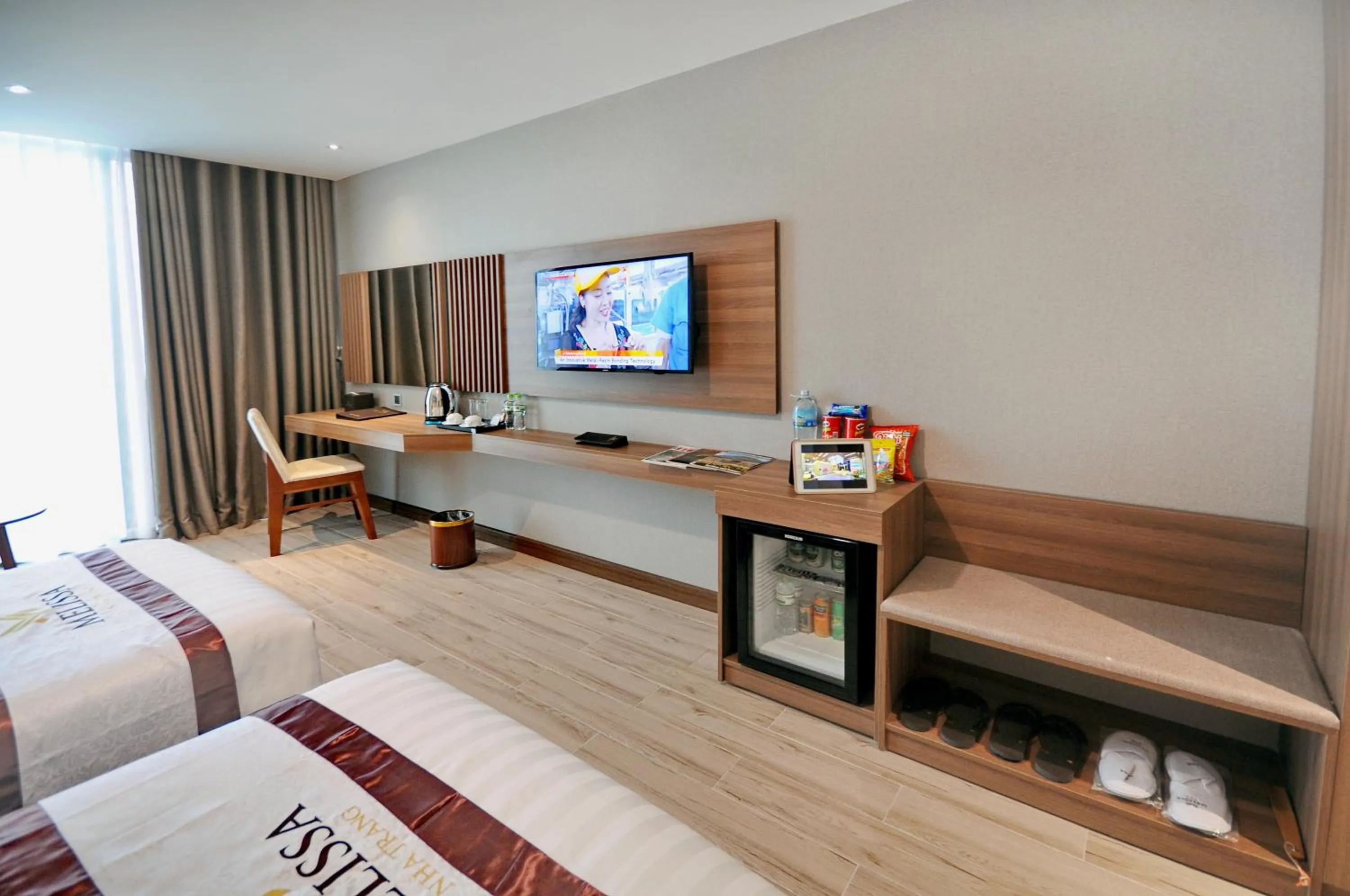 Decorative detail, Bed in Melissa Hotel Nha Trang