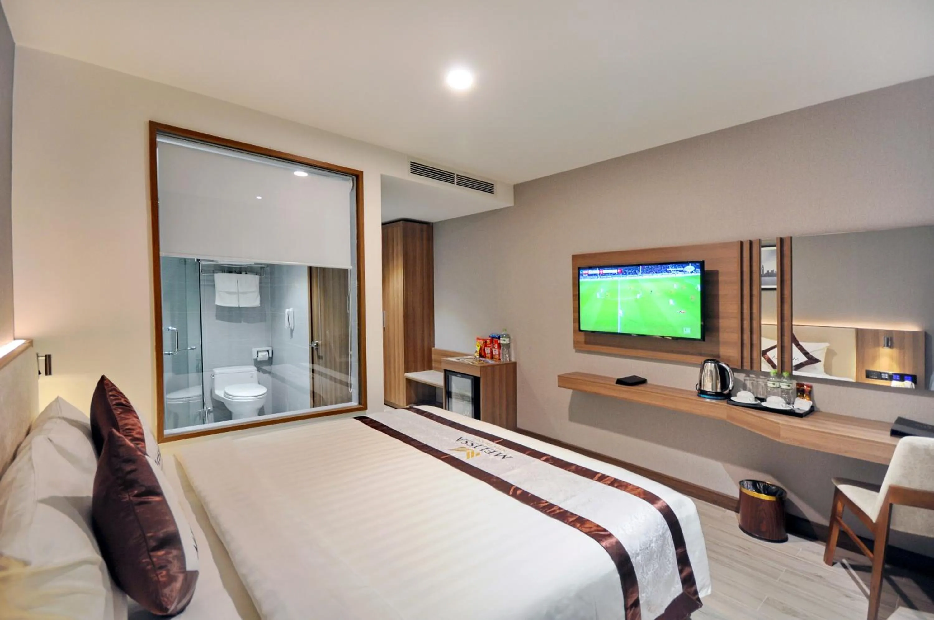 Bed in Melissa Hotel Nha Trang