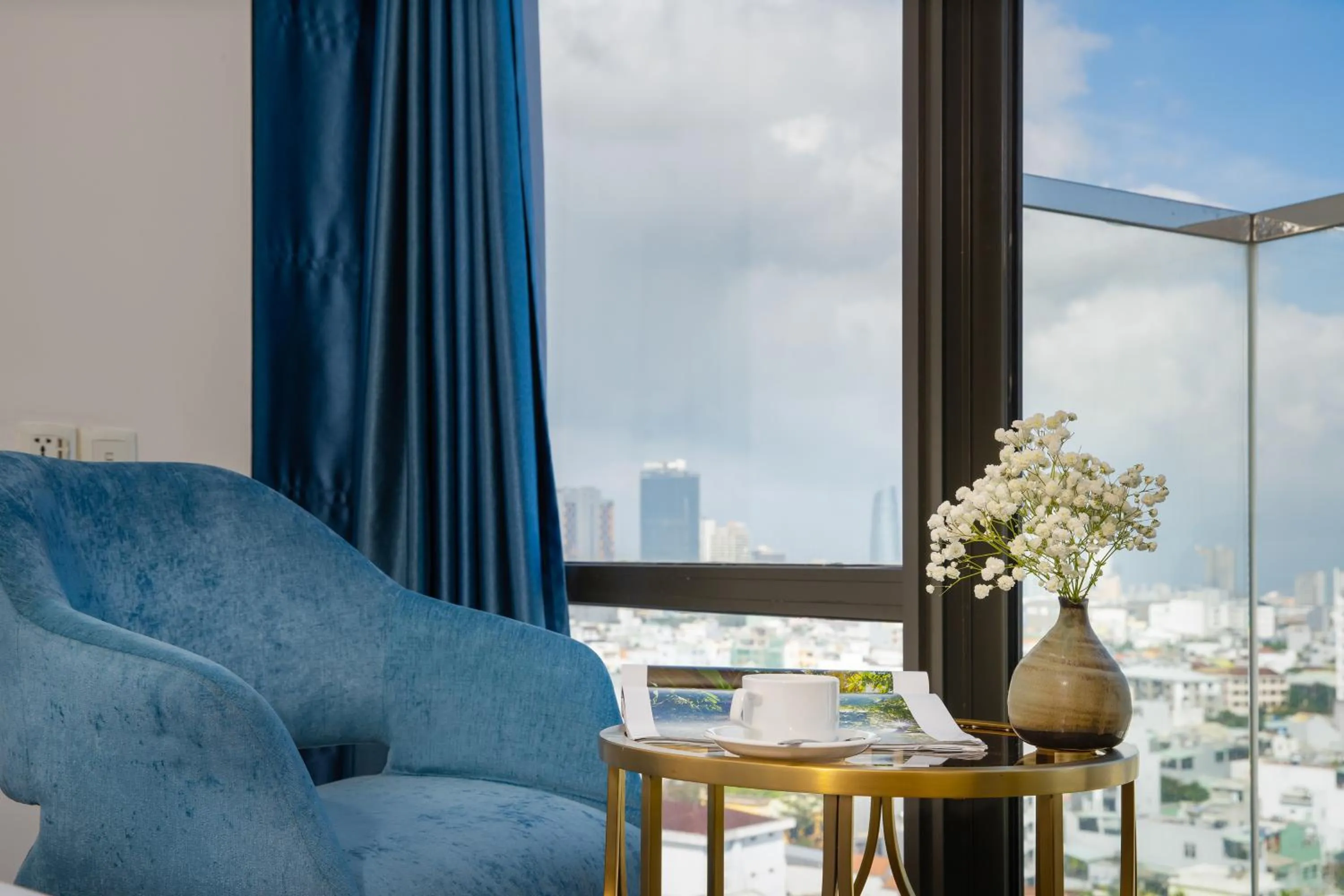 Seating area in San Marino Boutique Danang - 10 mins to Dragon Bridge & 15 mins to My Khe Beach