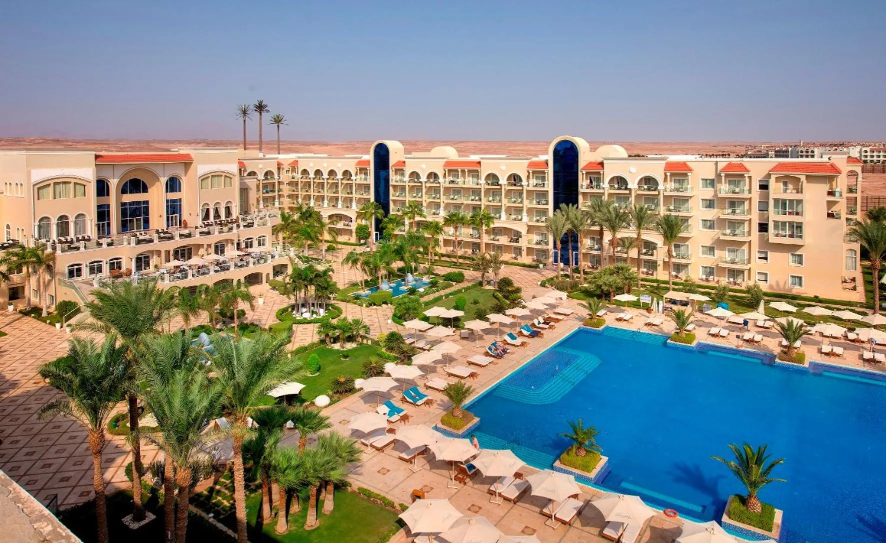 Pool view in Premier Le Reve Hotel & Spa Sahl Hasheesh - Adults Only 16 Years Plus
