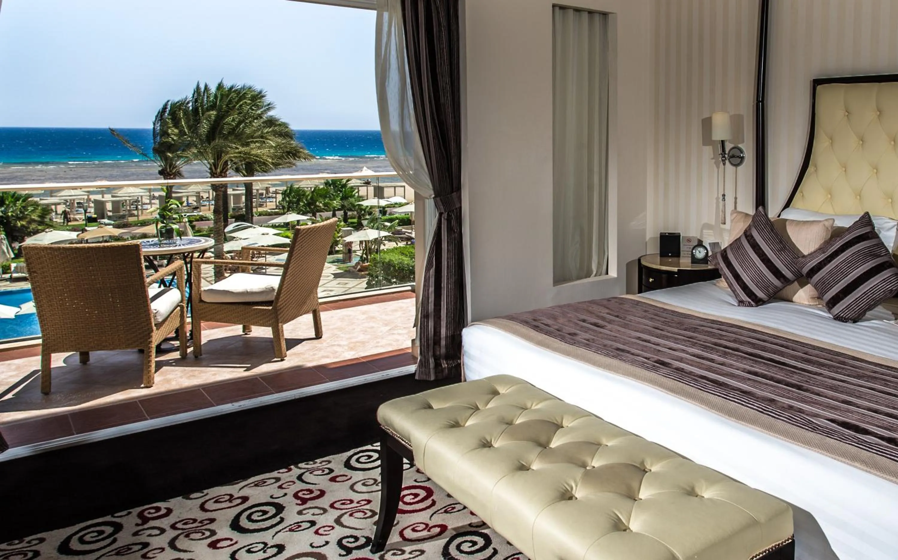 Sea view, Bed in Premier Le Reve Hotel & Spa Sahl Hasheesh - Adults Only 16 Years Plus