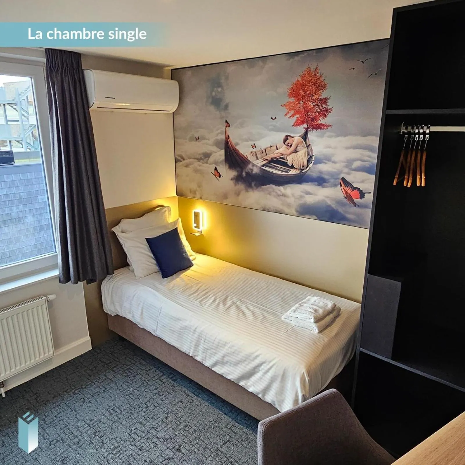 Bed in Elberg Hotel & Apartments