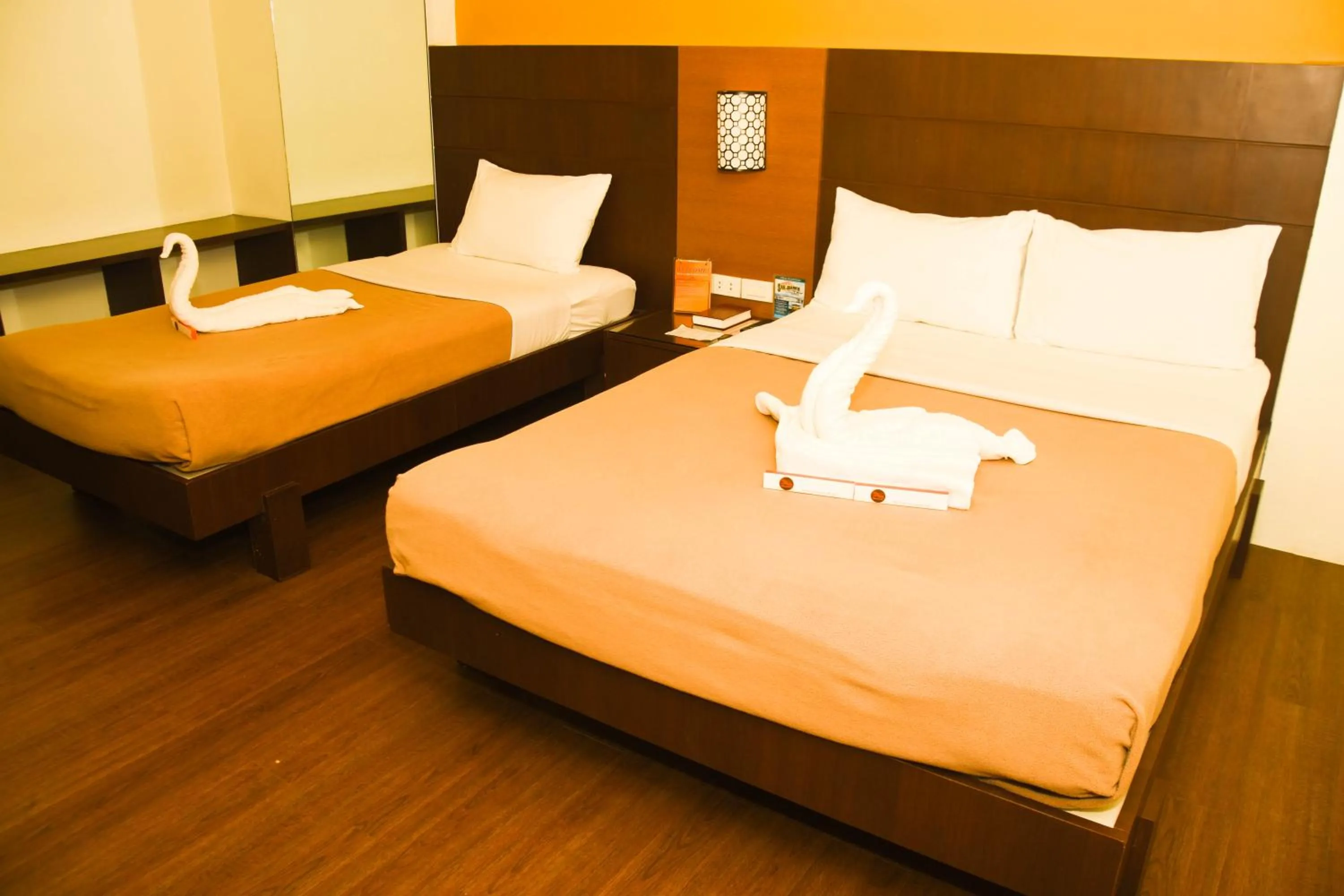 Bed in Tacloban Plaza Hotel