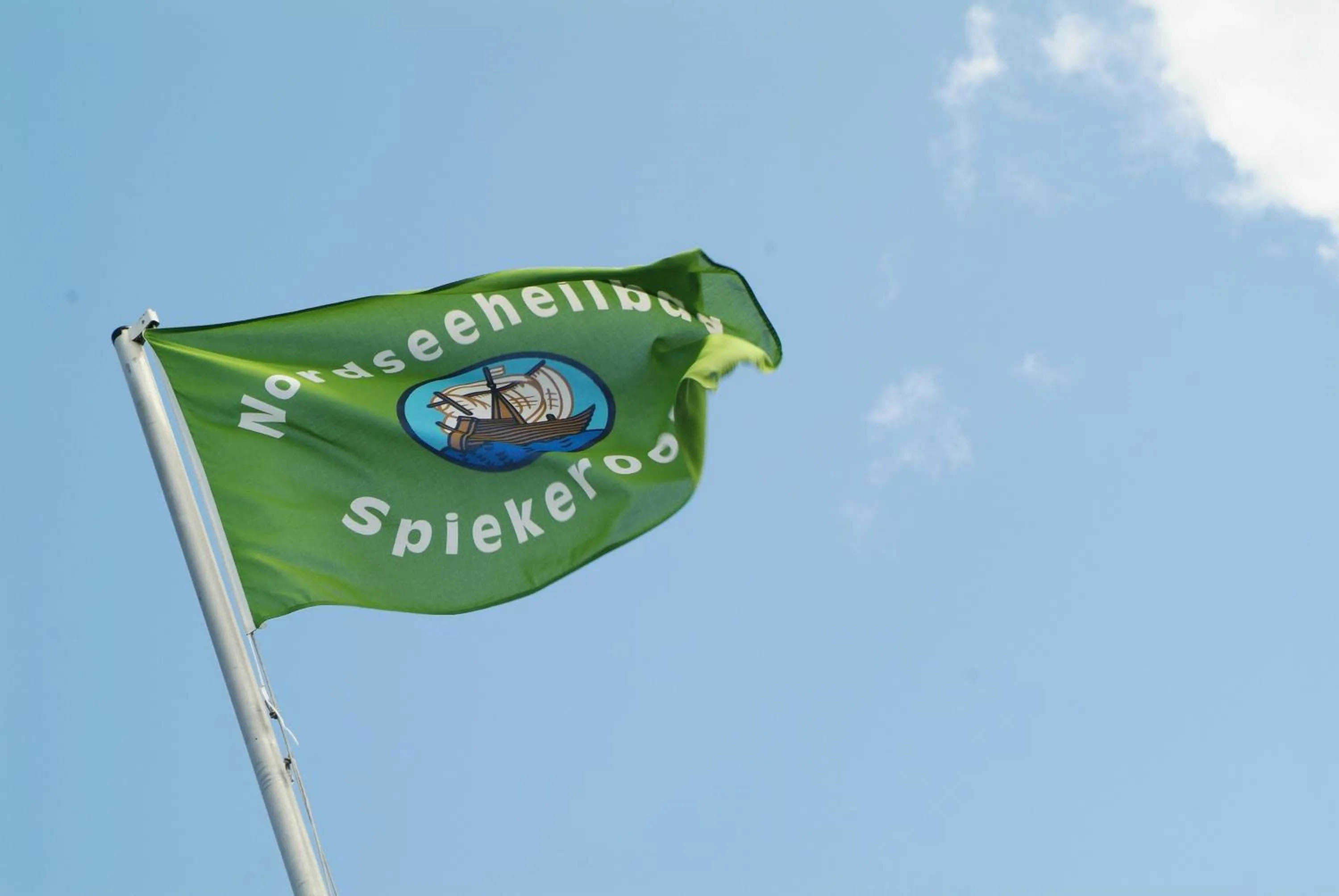 Text overlay in Hotel Spiekeroog