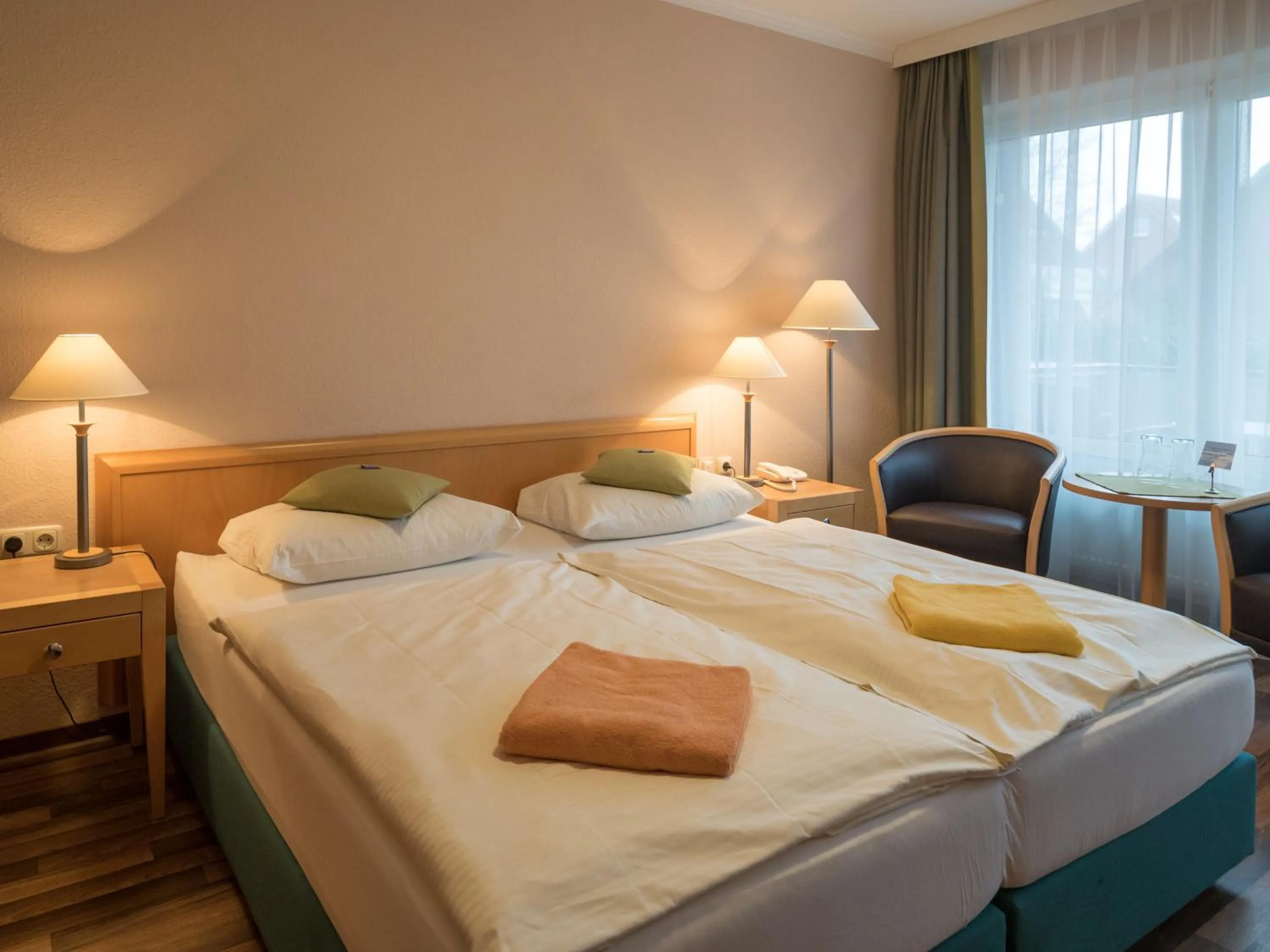 Bed in Hotel Spiekeroog