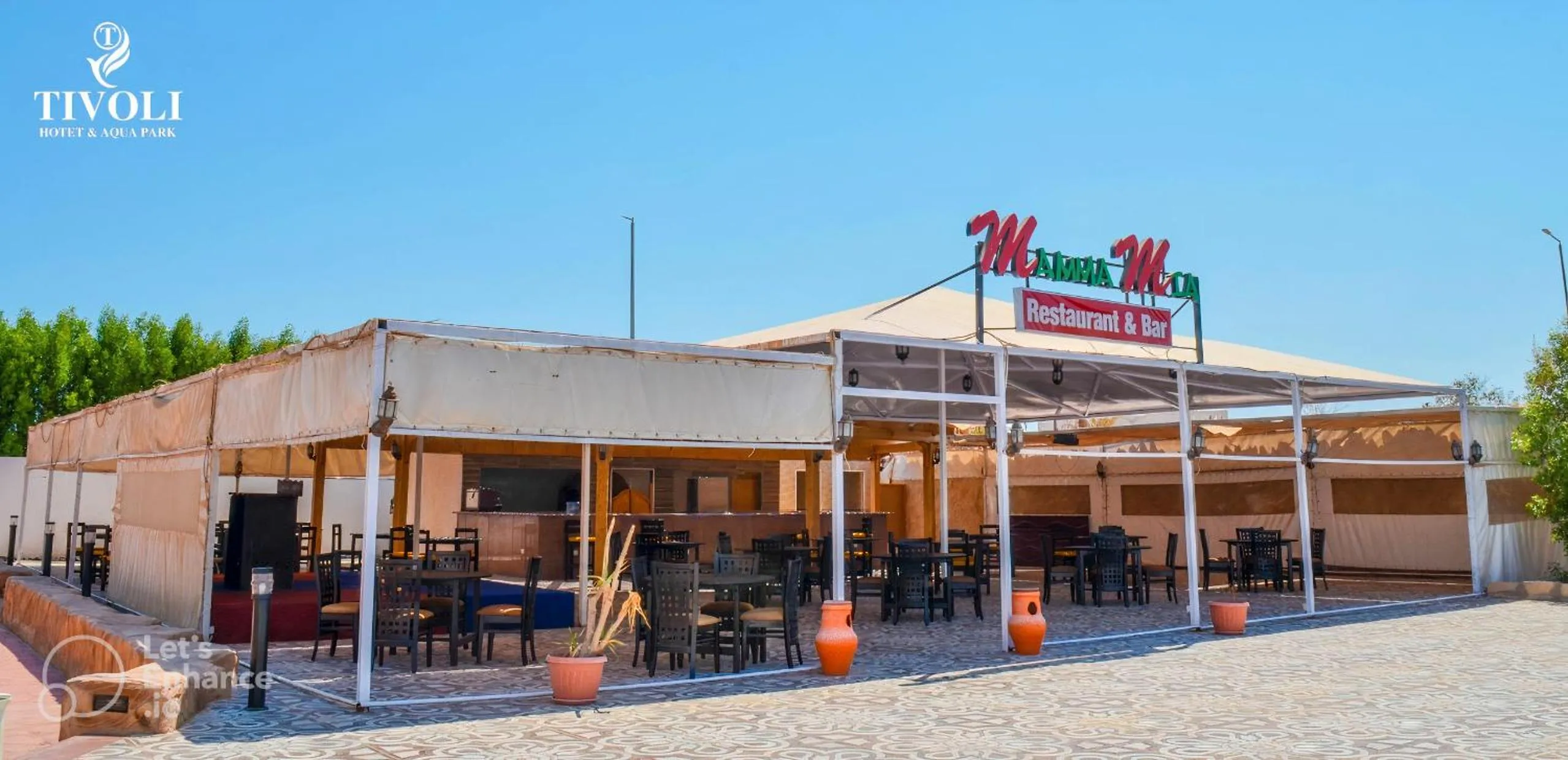 Restaurant/places to eat, Property Building in Tivoli Hotel Aqua Park