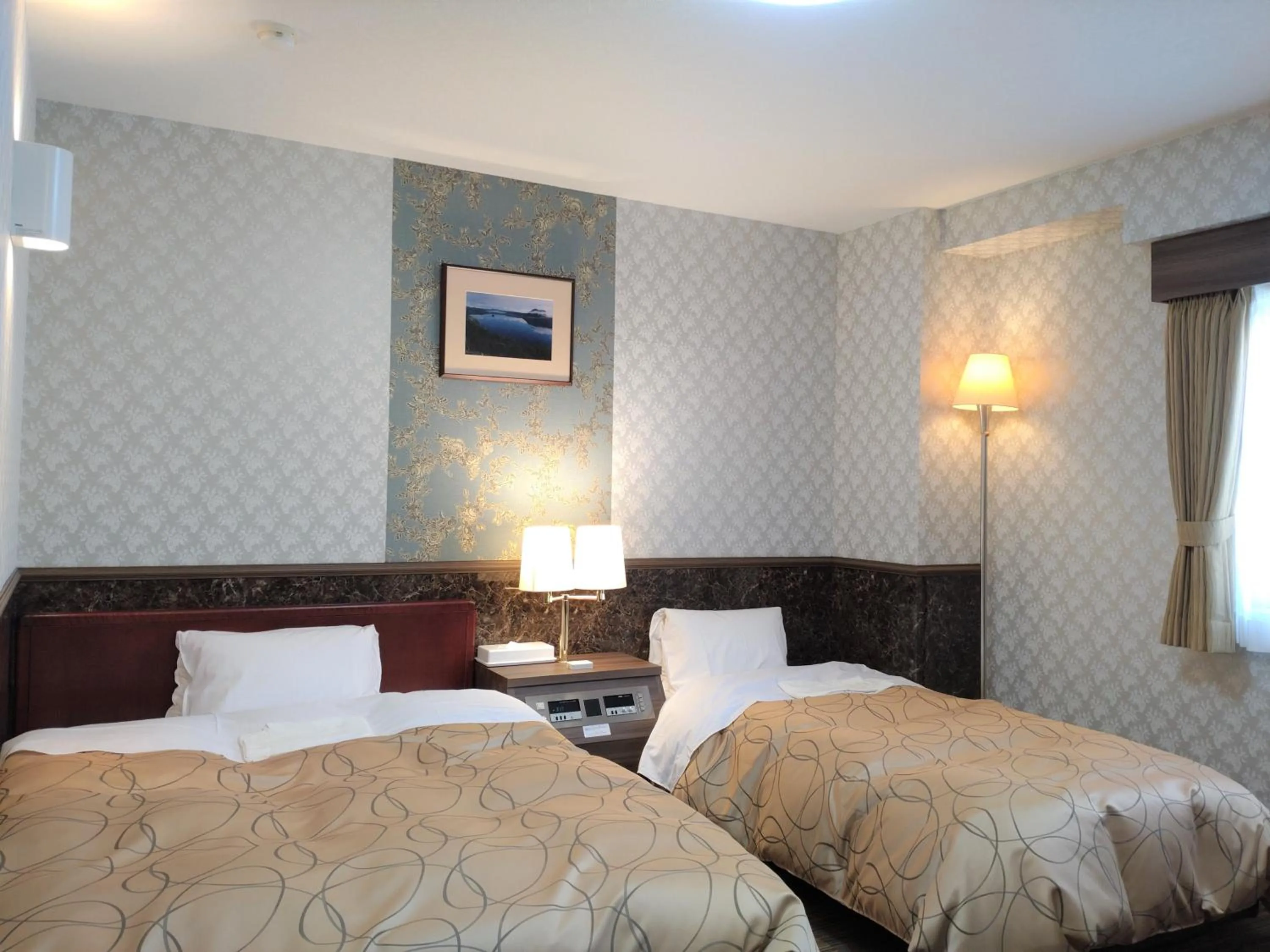 Photo of the whole room, Bed in Kitami Towa Hotel