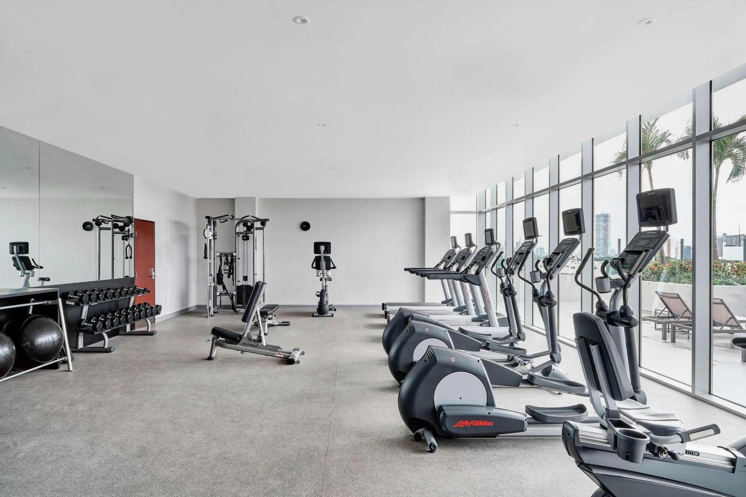 Fitness centre/facilities in Marriott Santa Cruz de la Sierra Hotel