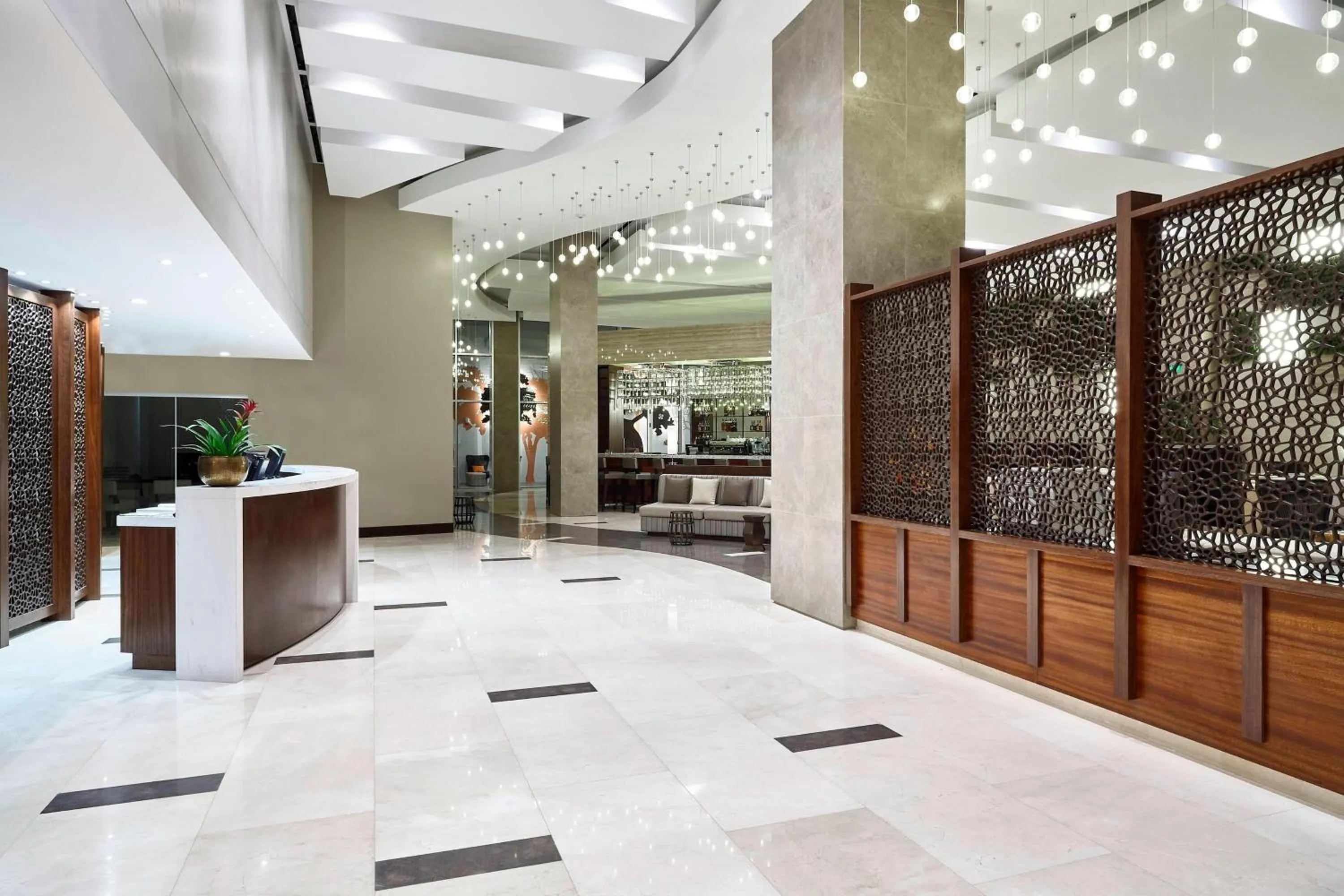 Lobby or reception in Marriott Santa Cruz de la Sierra Hotel