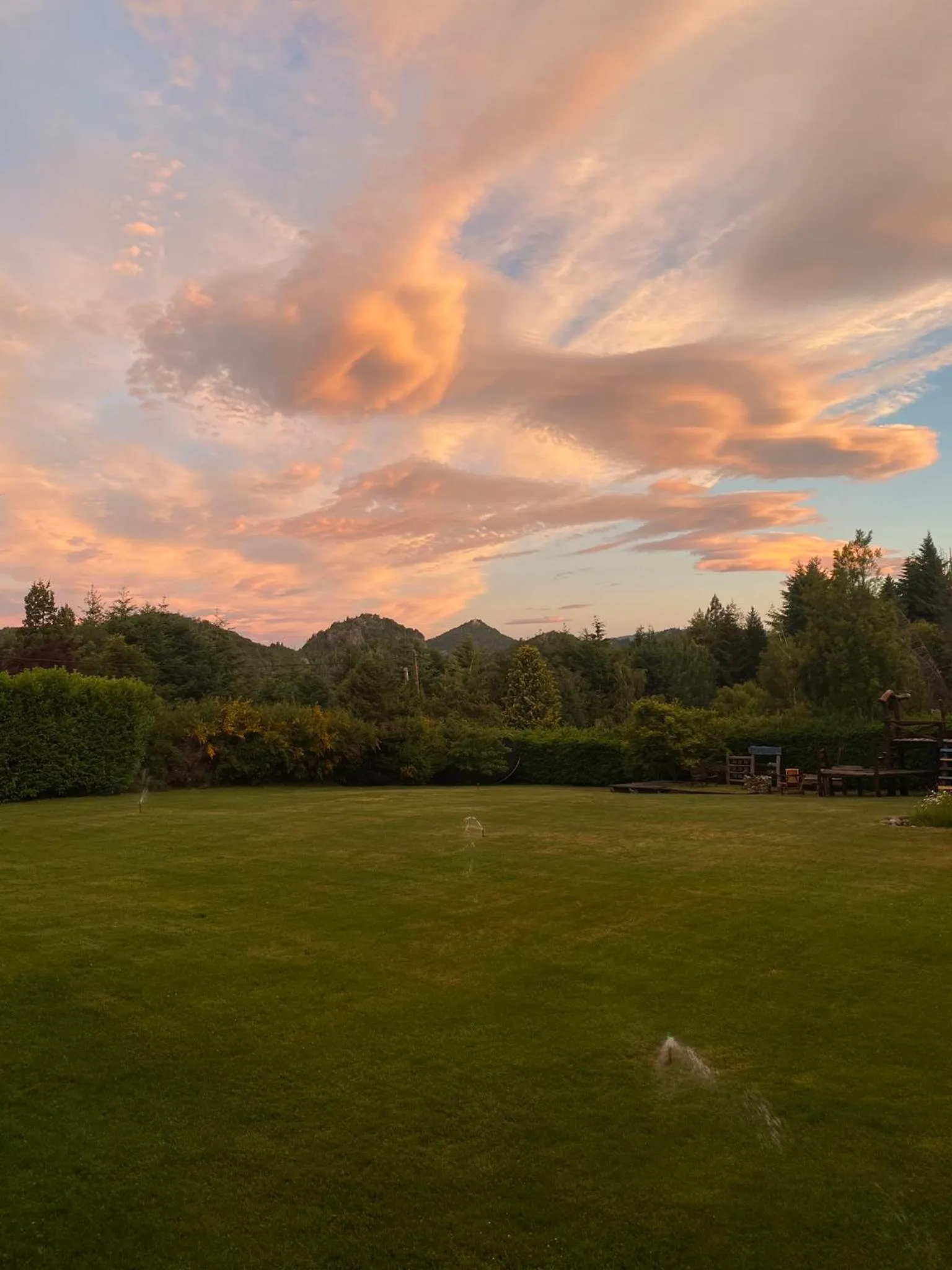 Sunset in Le Bouquet Apart Hotel