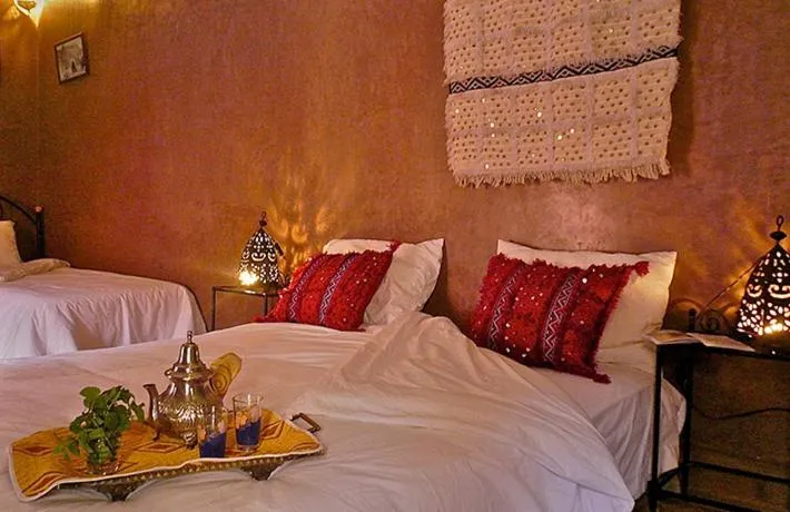 Bed in Riad Sidi Omar