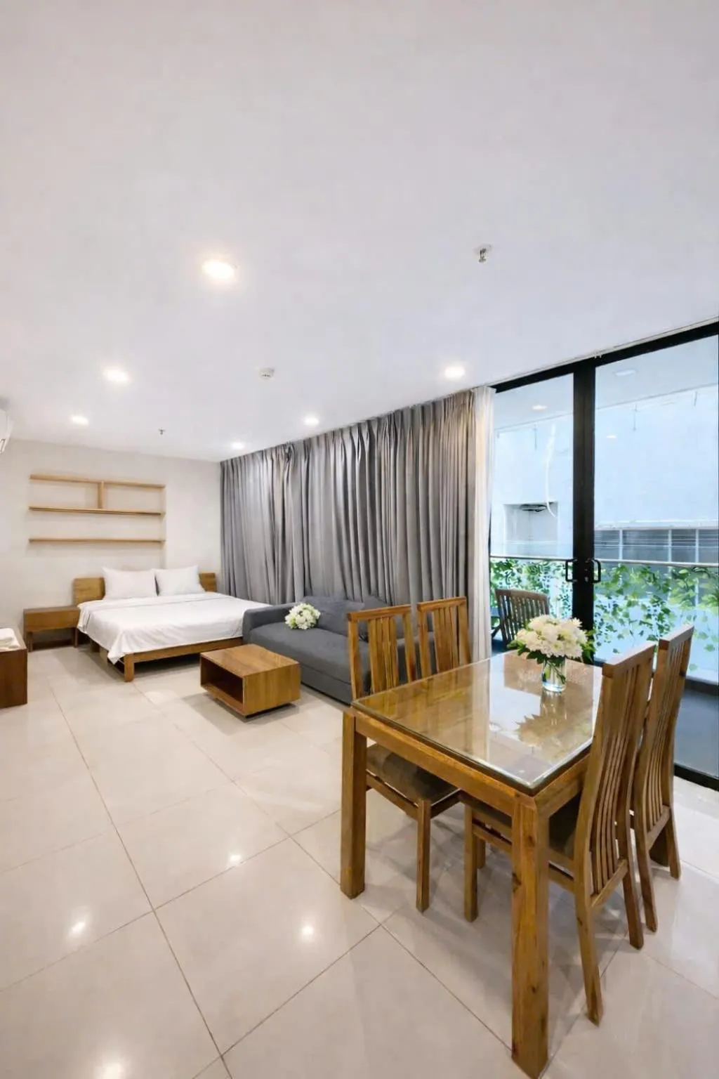 Bed in Holi Beach Hotel & Apartments