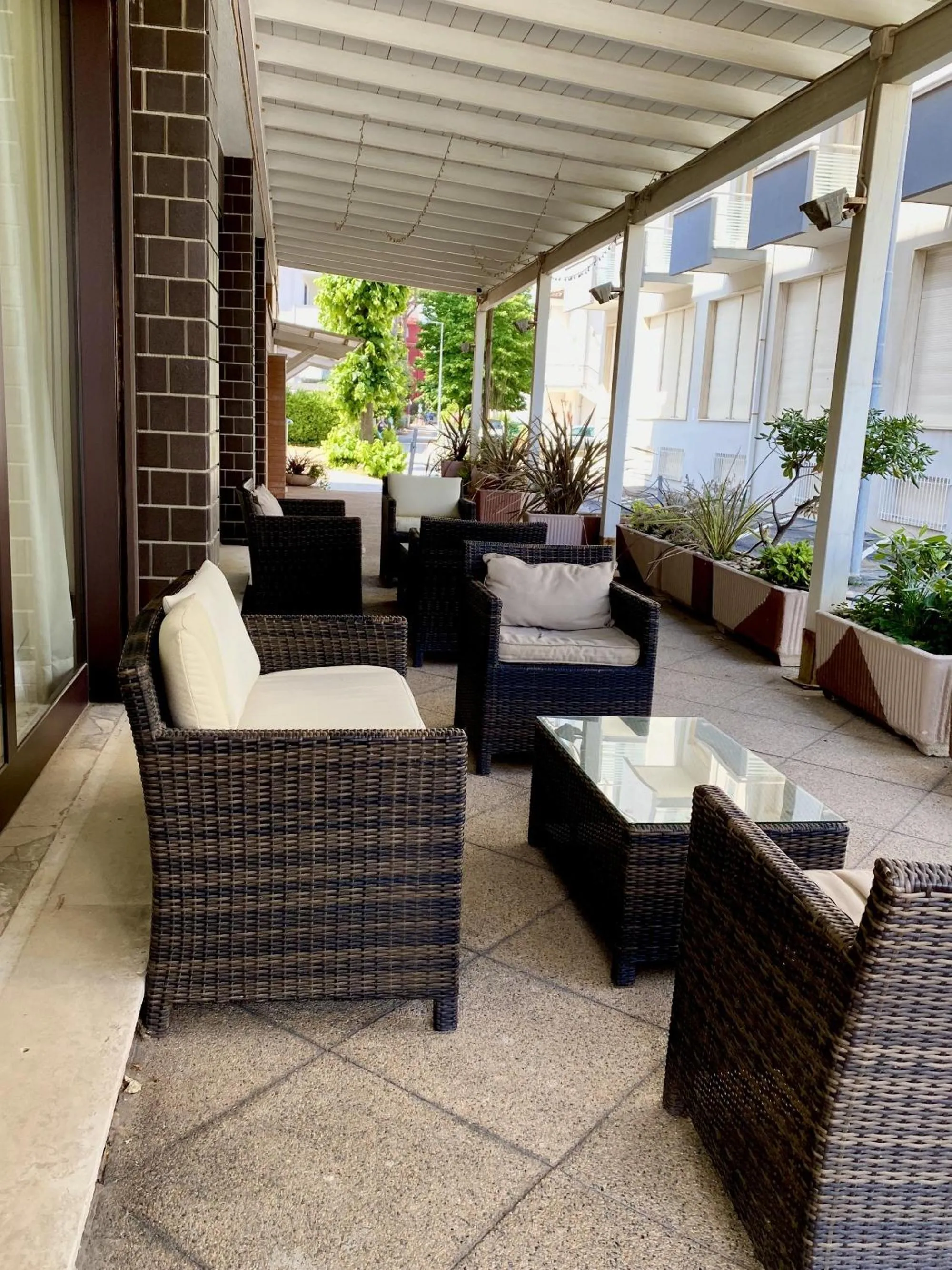 Patio in Hotel Avana Fronte Mare