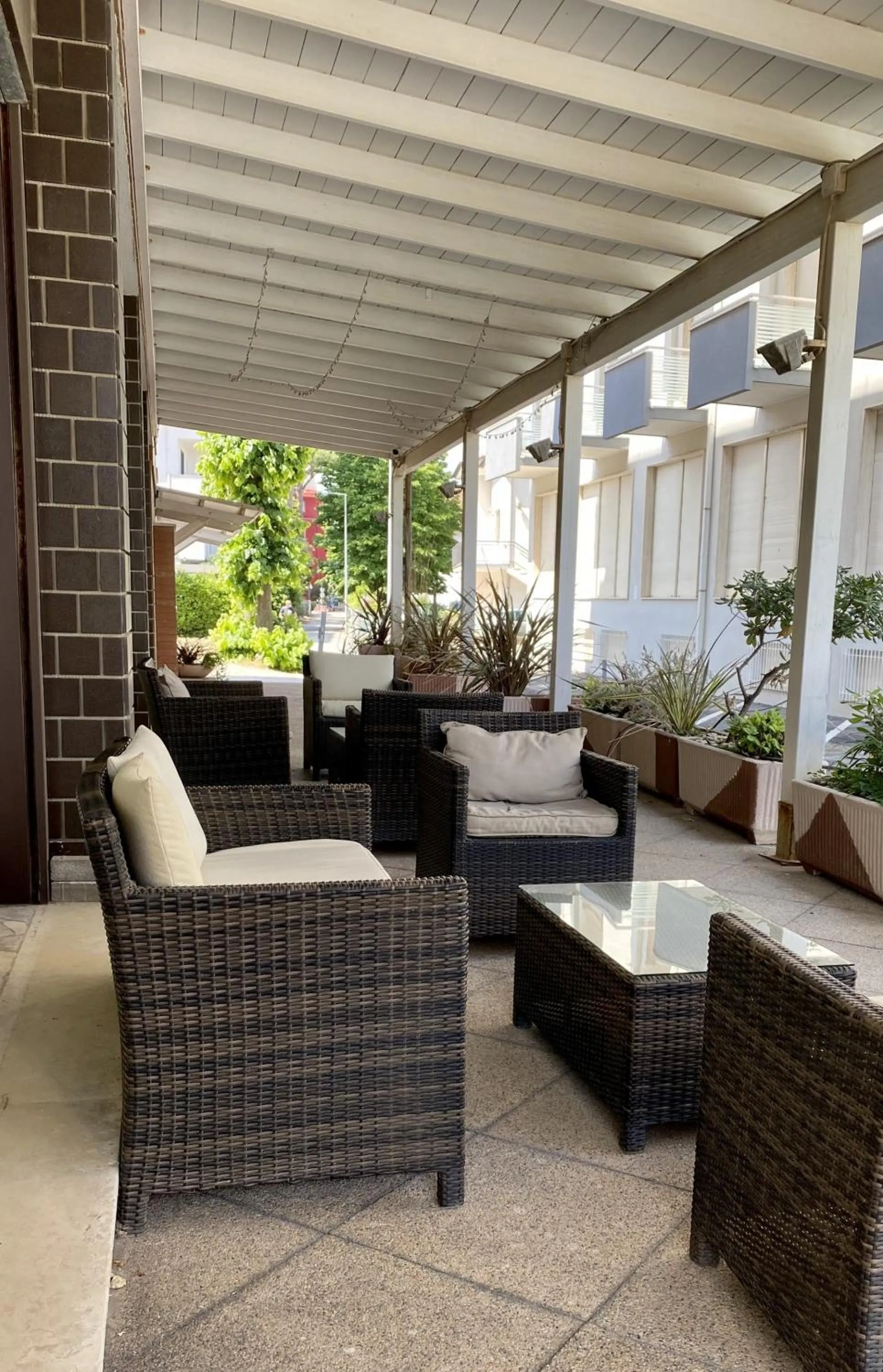 Patio in Hotel Avana Fronte Mare