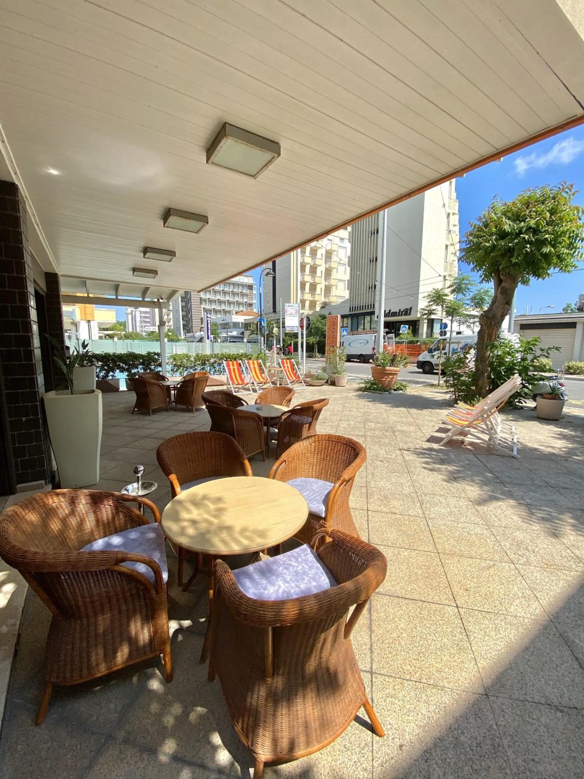 Patio in Hotel Avana Fronte Mare