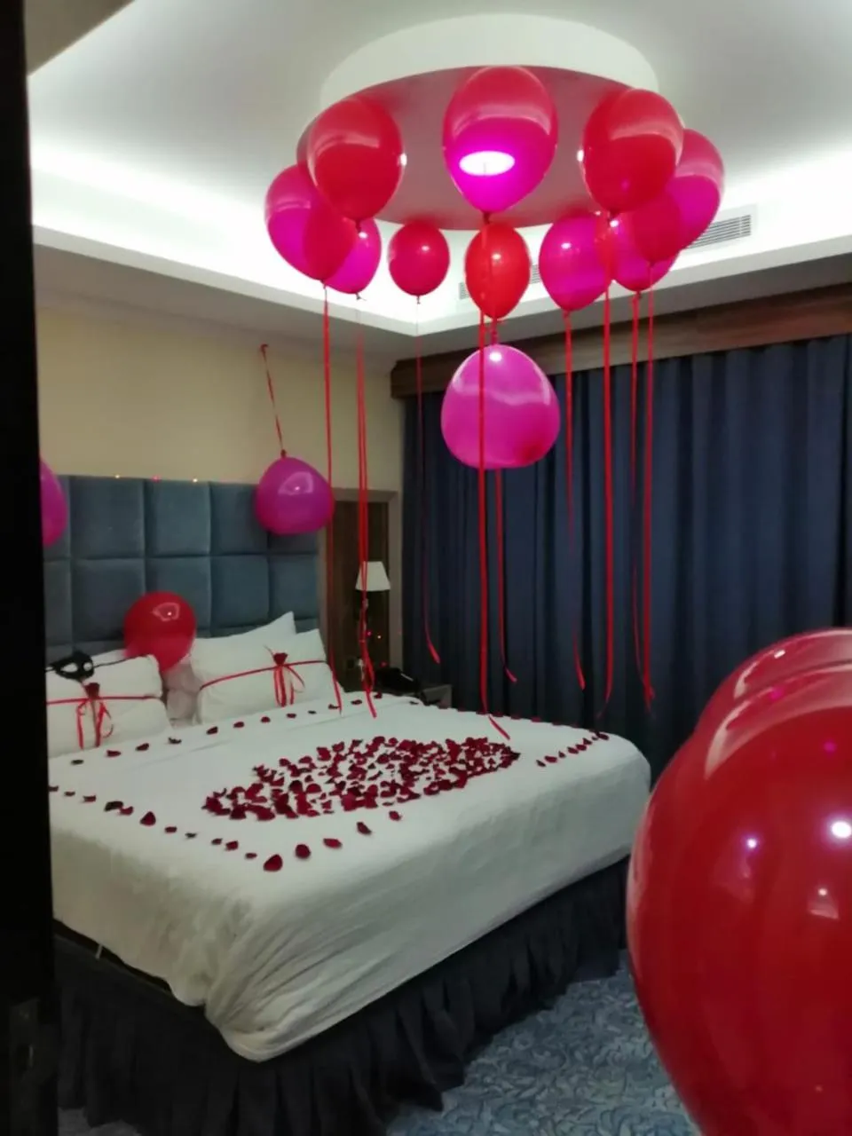 Bed in Swiss Blue serviced Apartments- Al Zahra