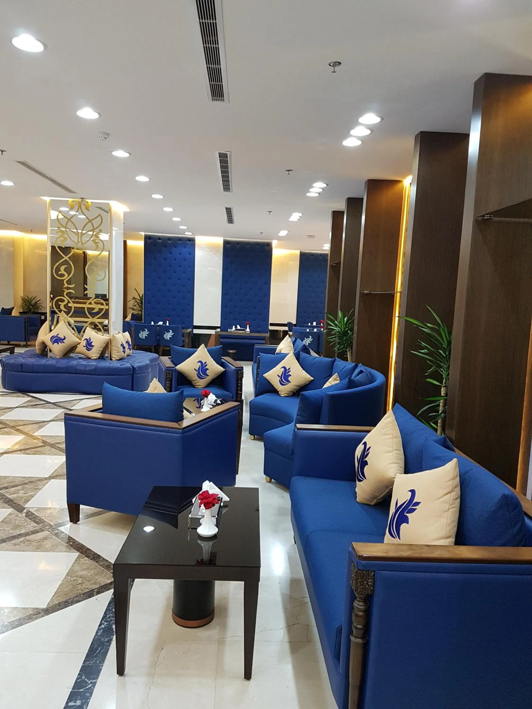 Lounge or bar in Swiss Blue serviced Apartments- Al Zahra