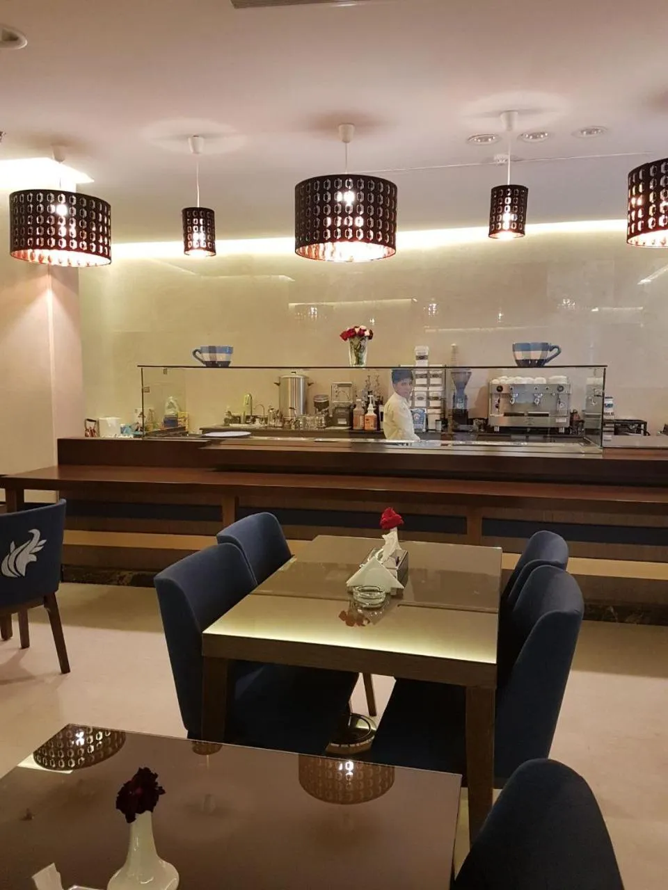 Restaurant/places to eat in Swiss Blue serviced Apartments- Al Zahra
