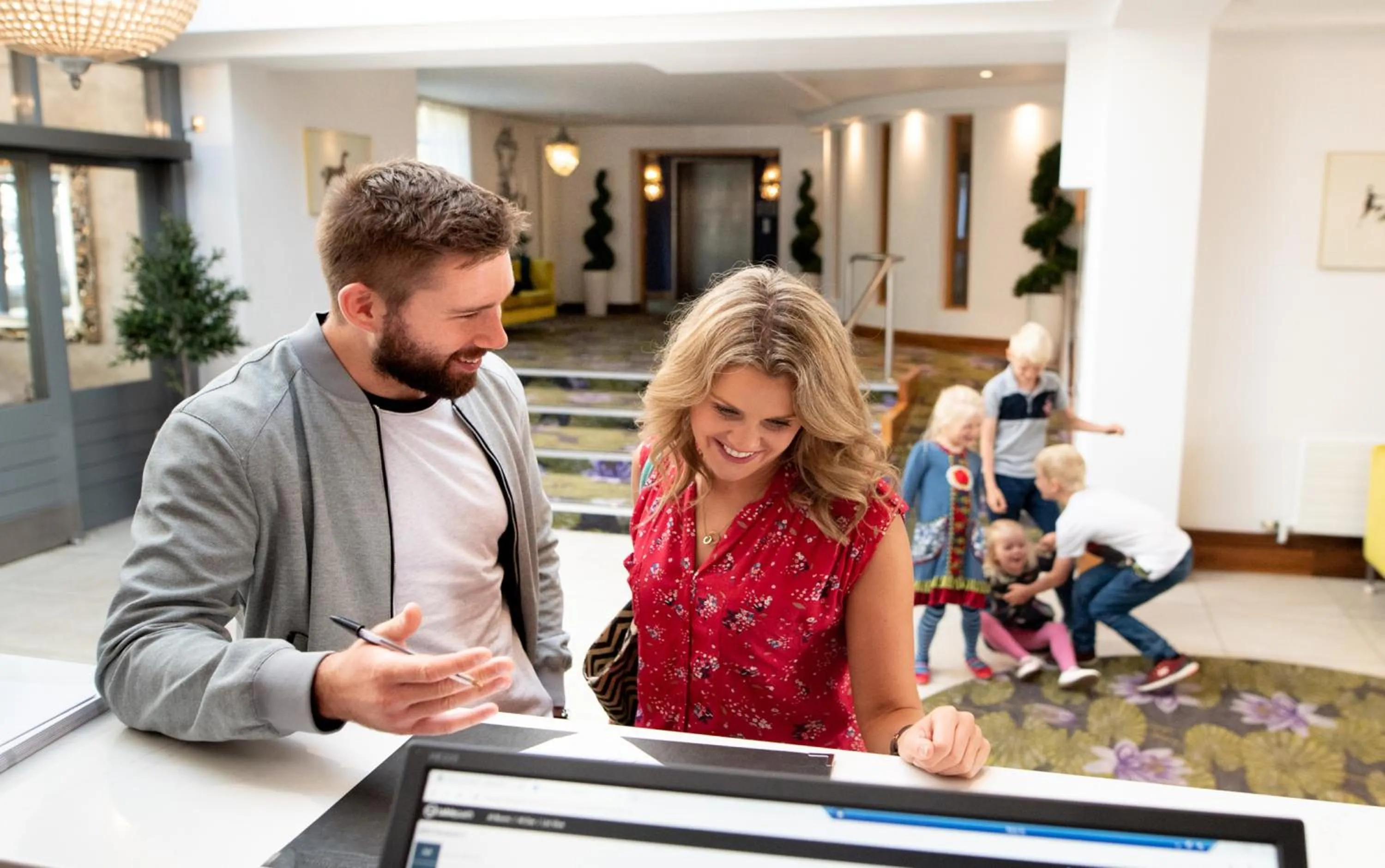 Lobby or reception in Ferrycarrig Hotel