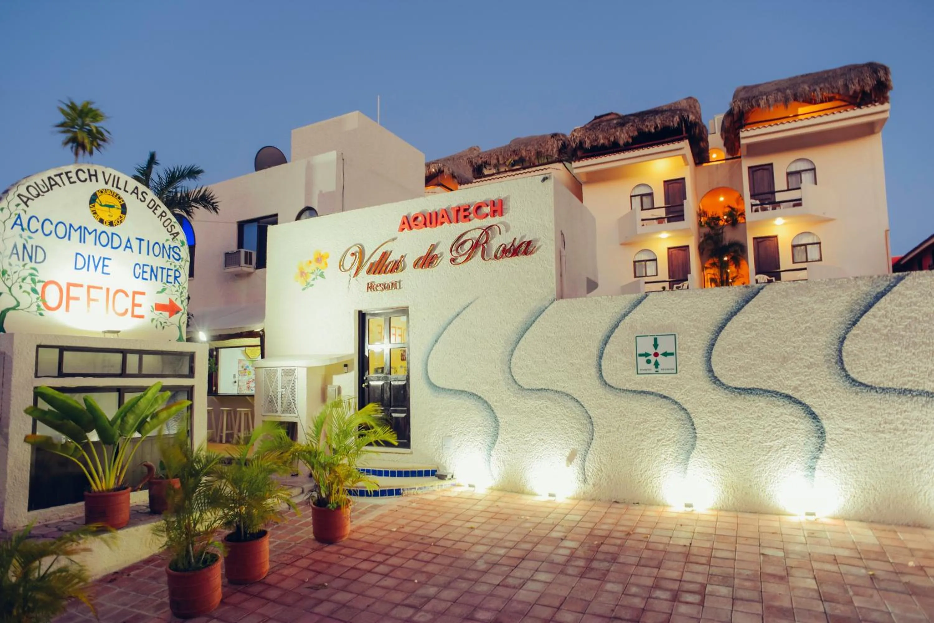 Street view in Aquatech Villas DeRosa Resort