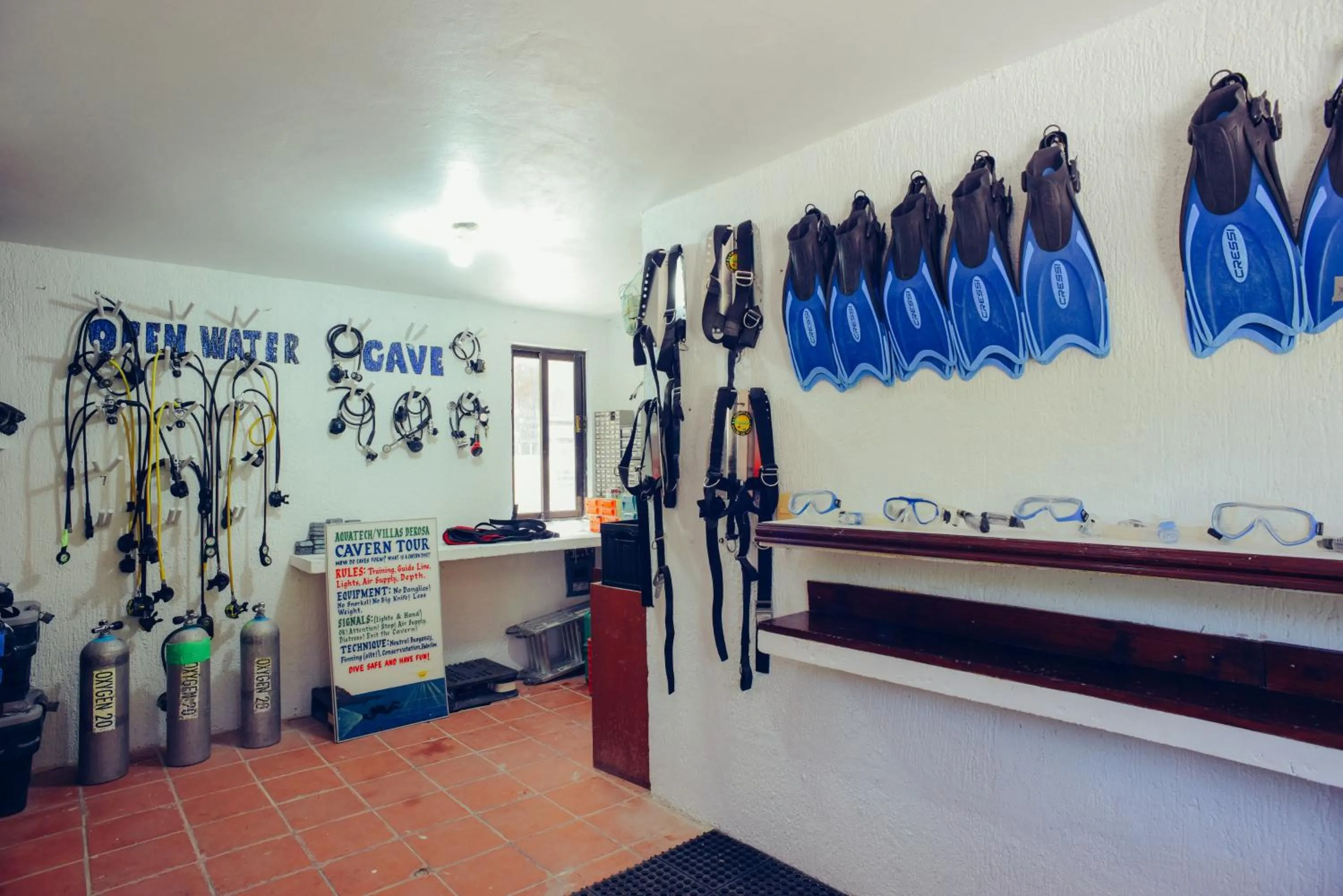 Snorkeling in Aquatech Villas DeRosa Resort