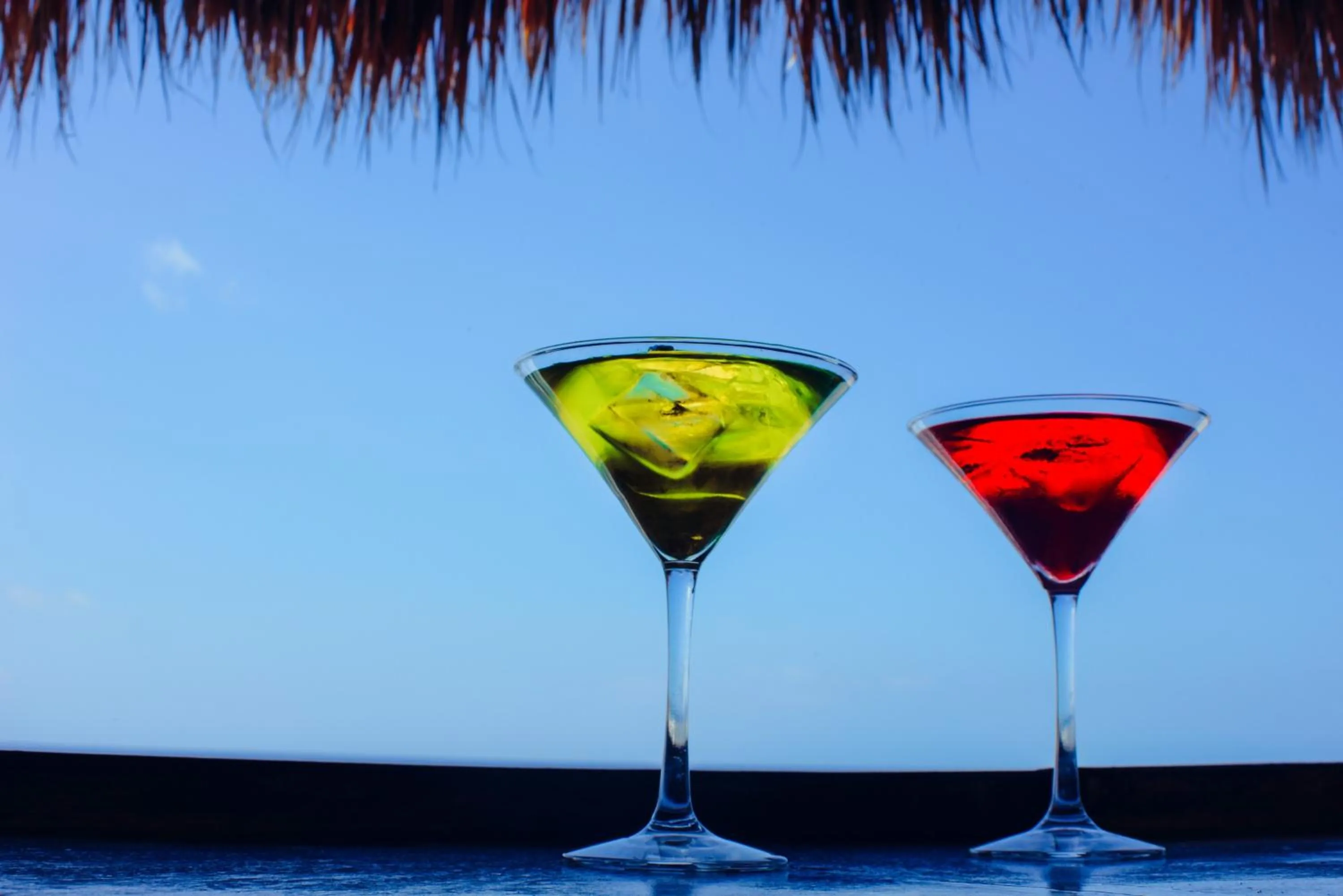 Alcoholic drinks in Aquatech Villas DeRosa Resort