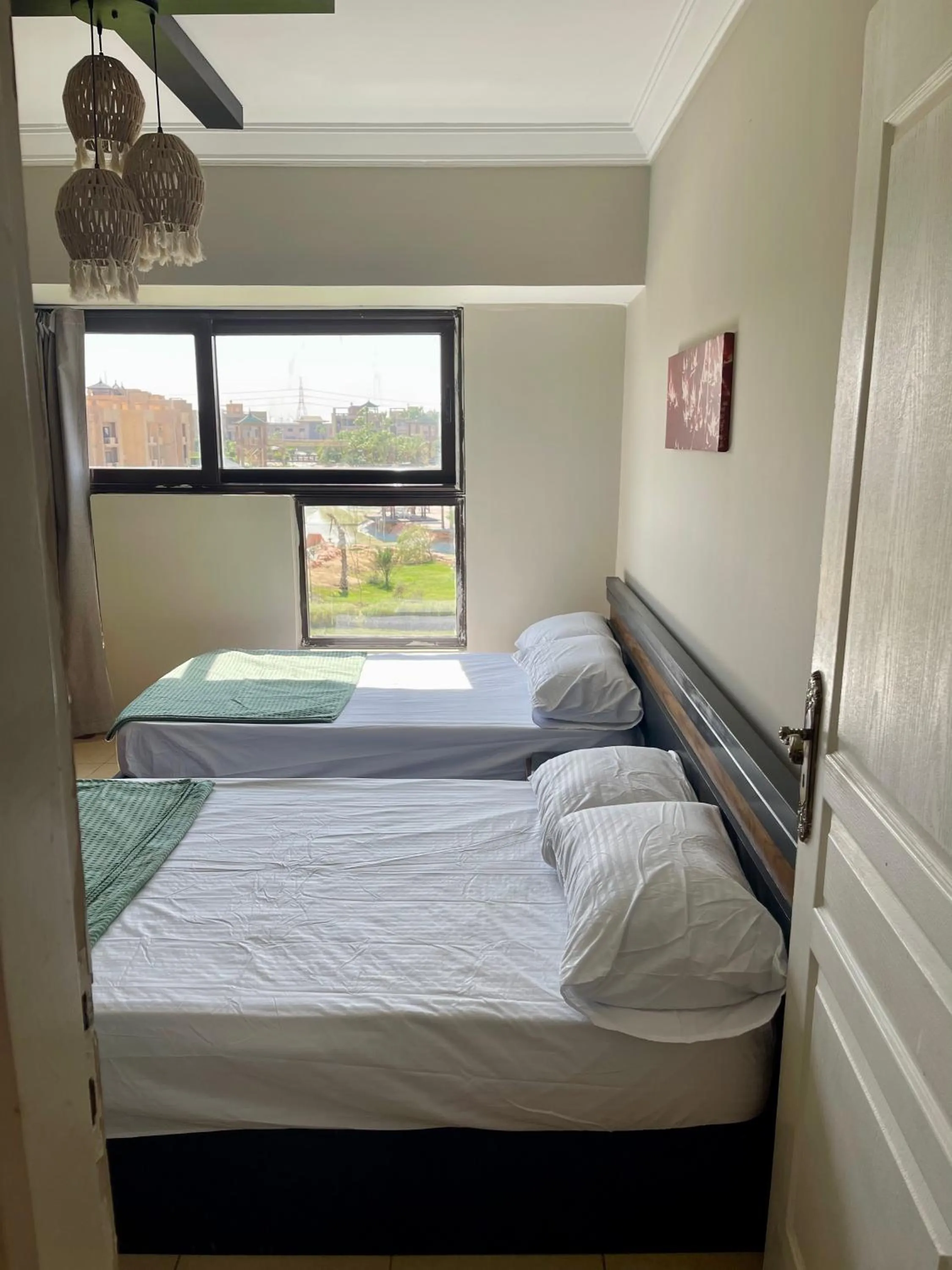 Bed in Chalet in Bluebay Asia Resort Ain Sokhna