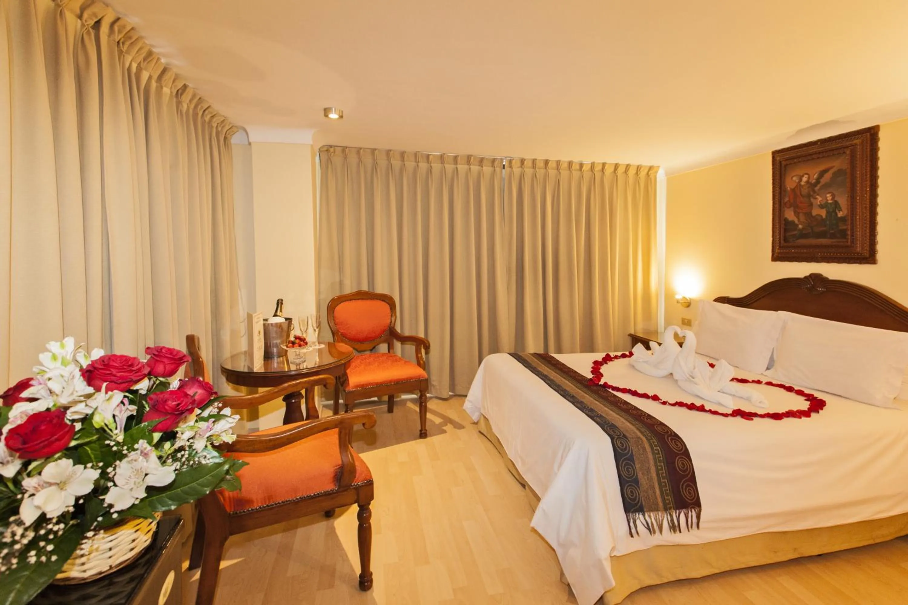 Bed in Hotel Agustos Cusco