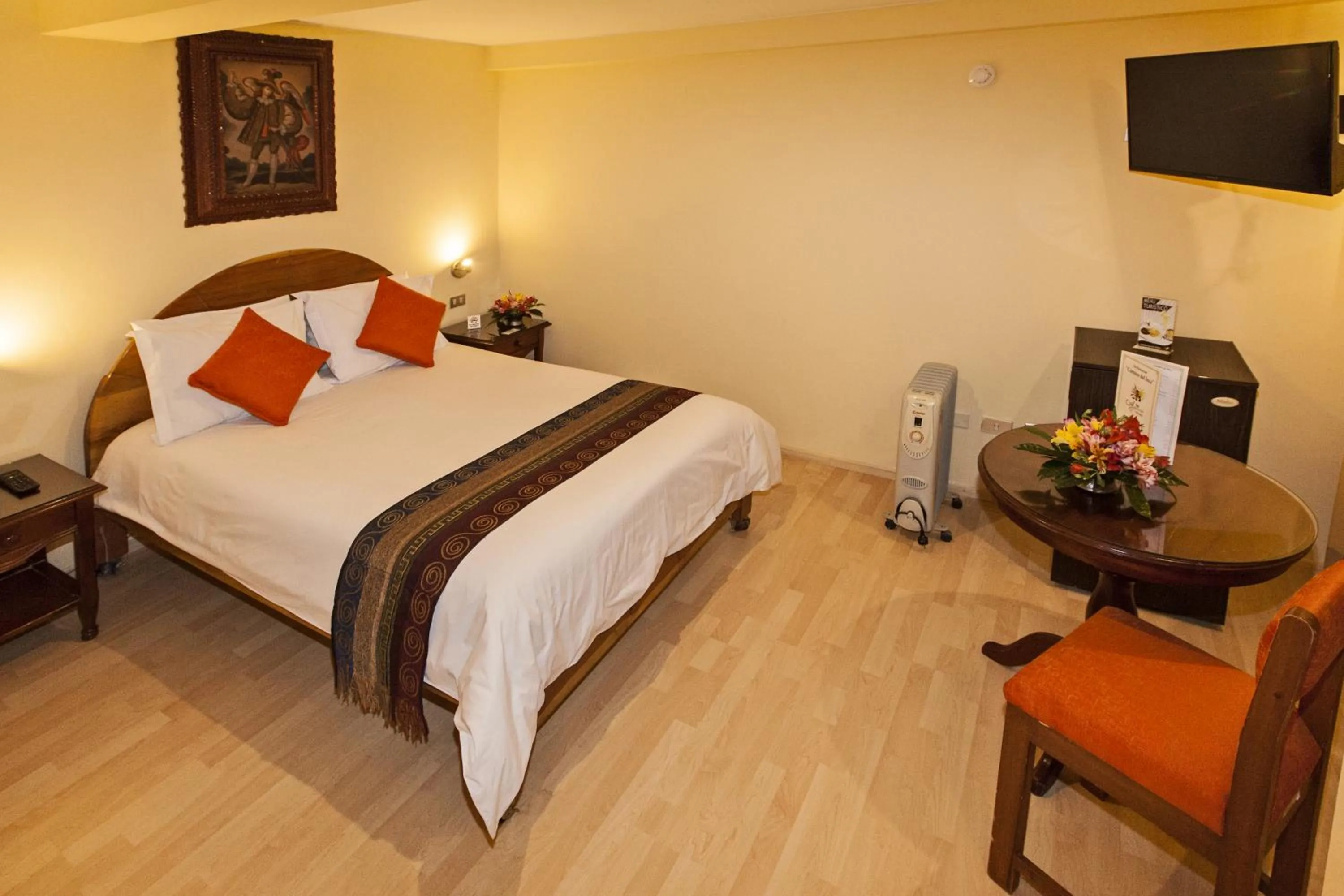 Bed in Hotel Agustos Cusco