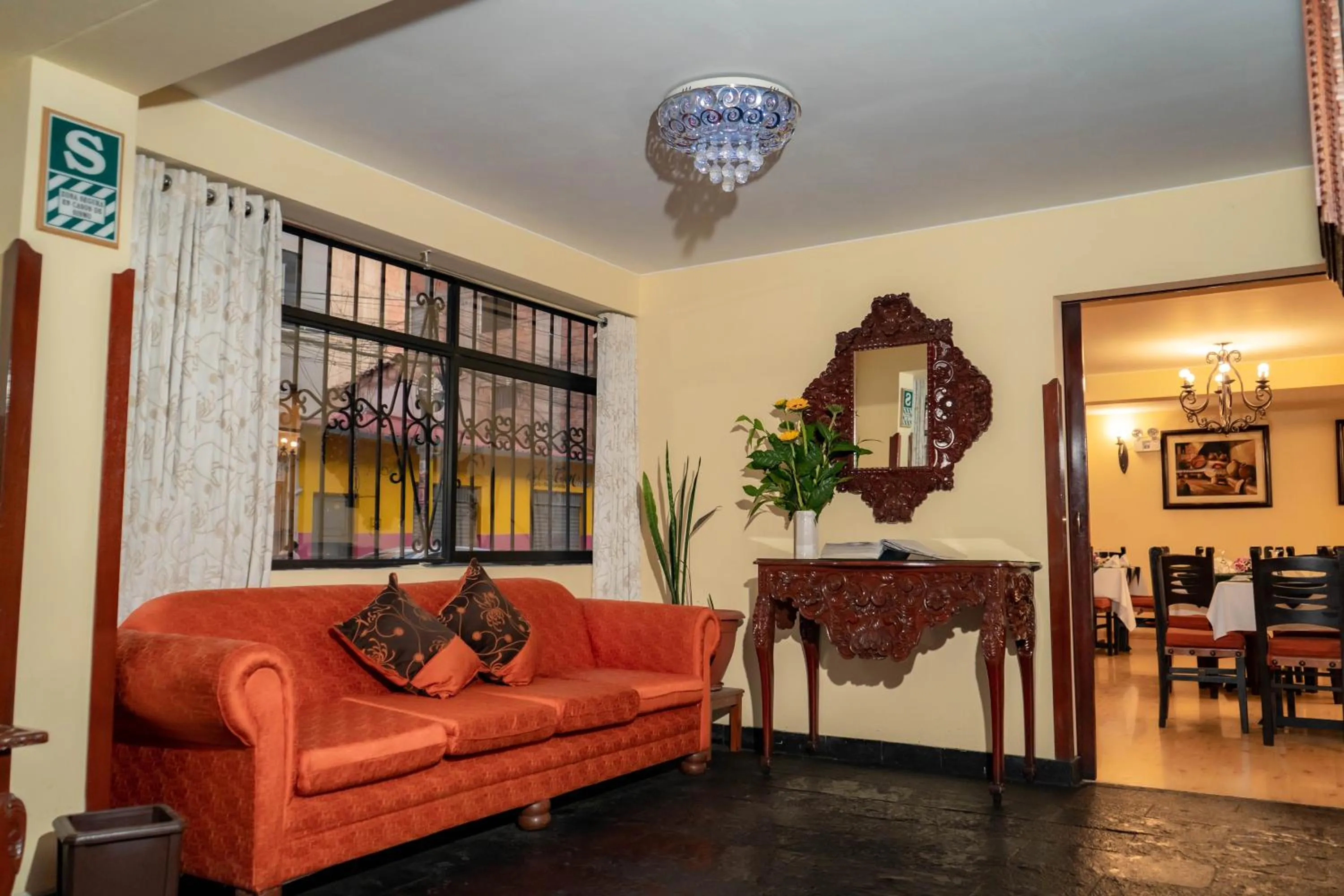 Lobby or reception in Hotel Agustos Cusco