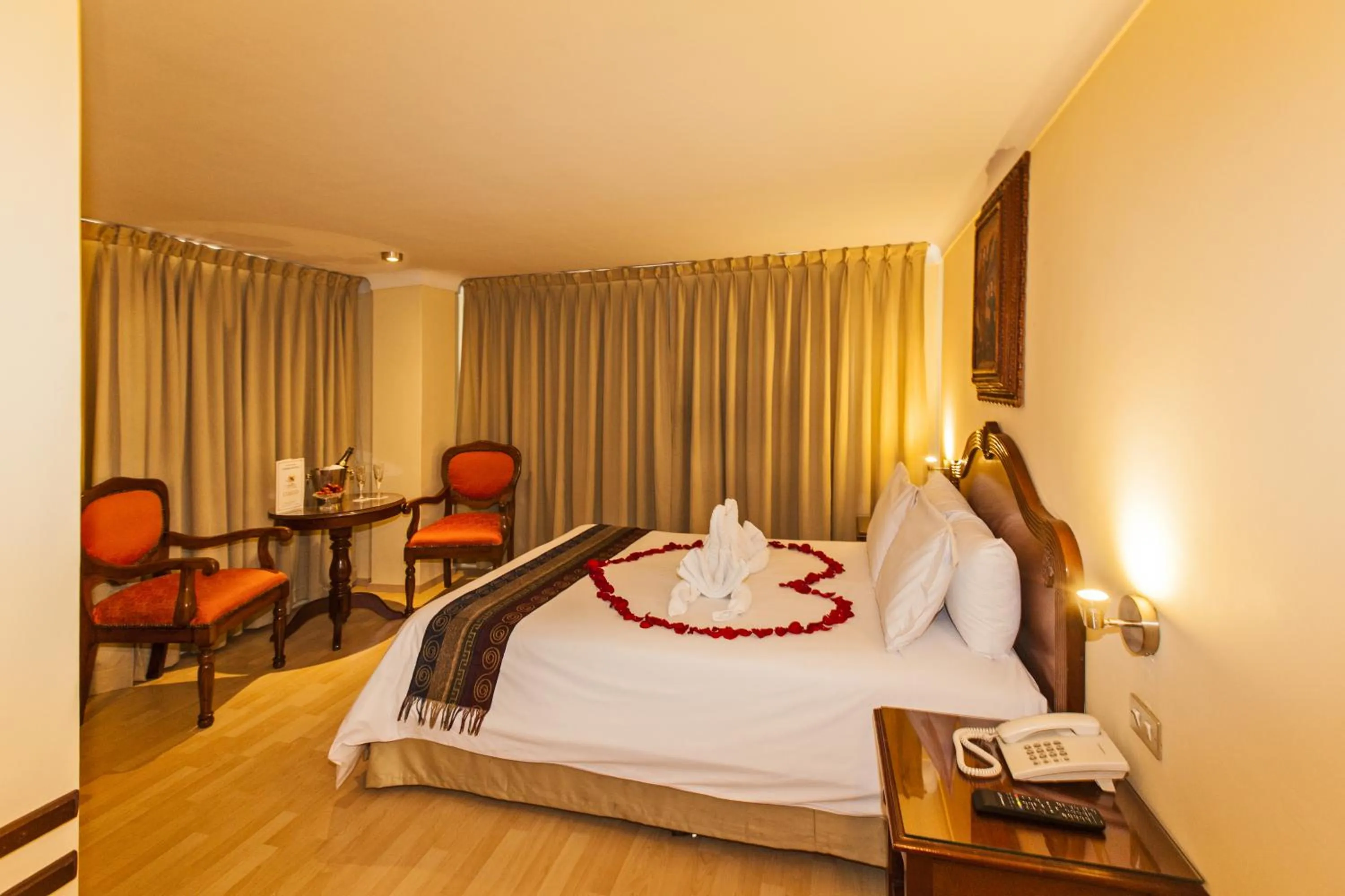 Bed in Hotel Agustos Cusco