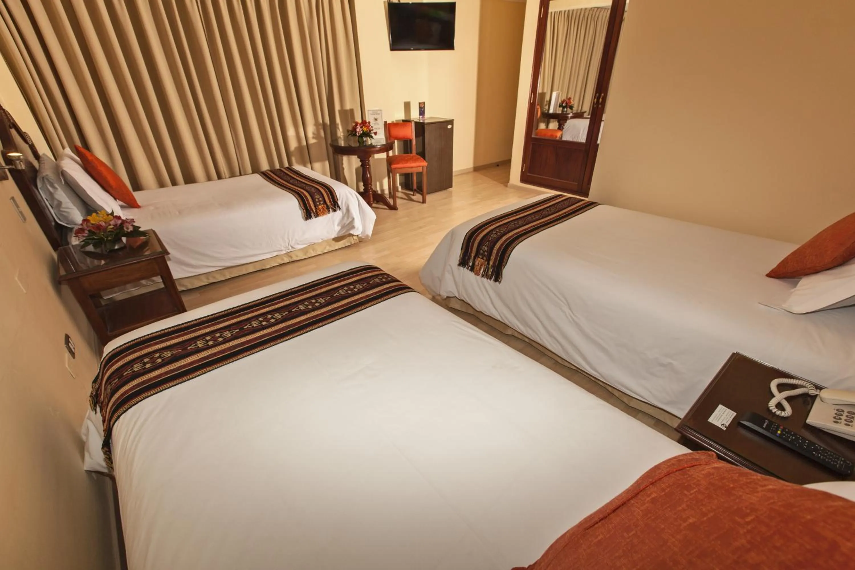 Bed in Hotel Agustos Cusco