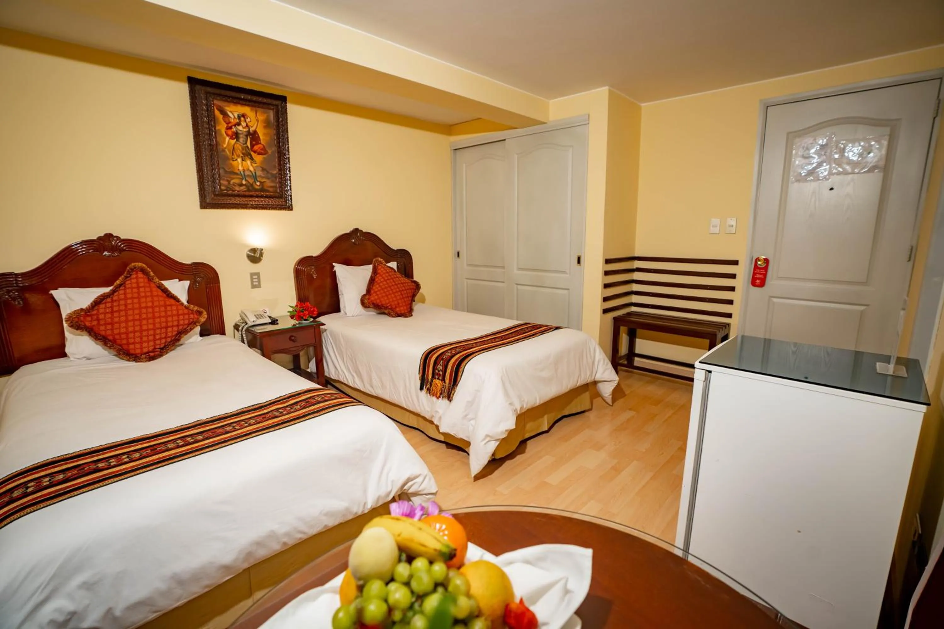 Bed in Hotel Agustos Cusco