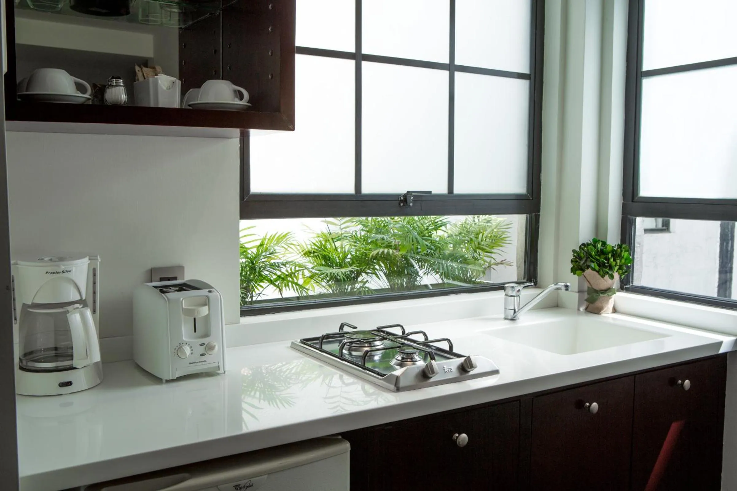 Kitchen or kitchenette in FlowSuites Polanco