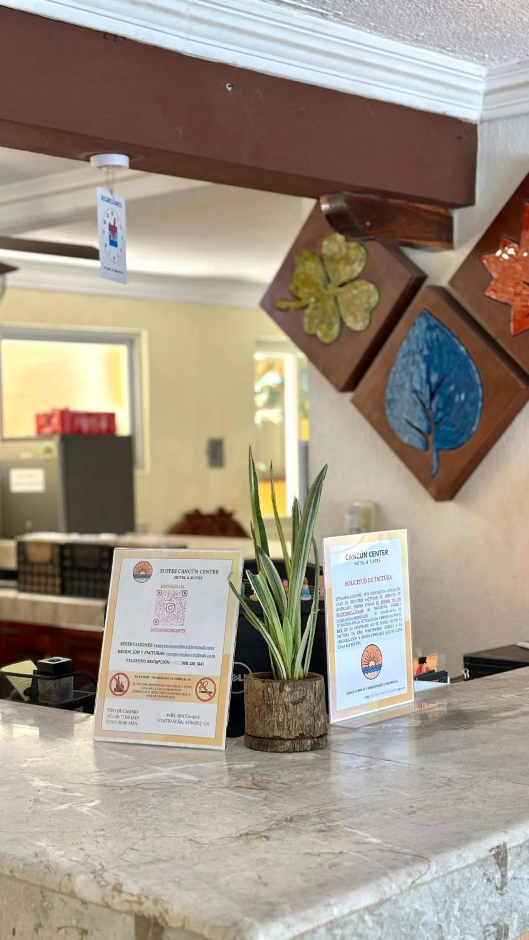 Lobby or reception in Suites Cancun Center