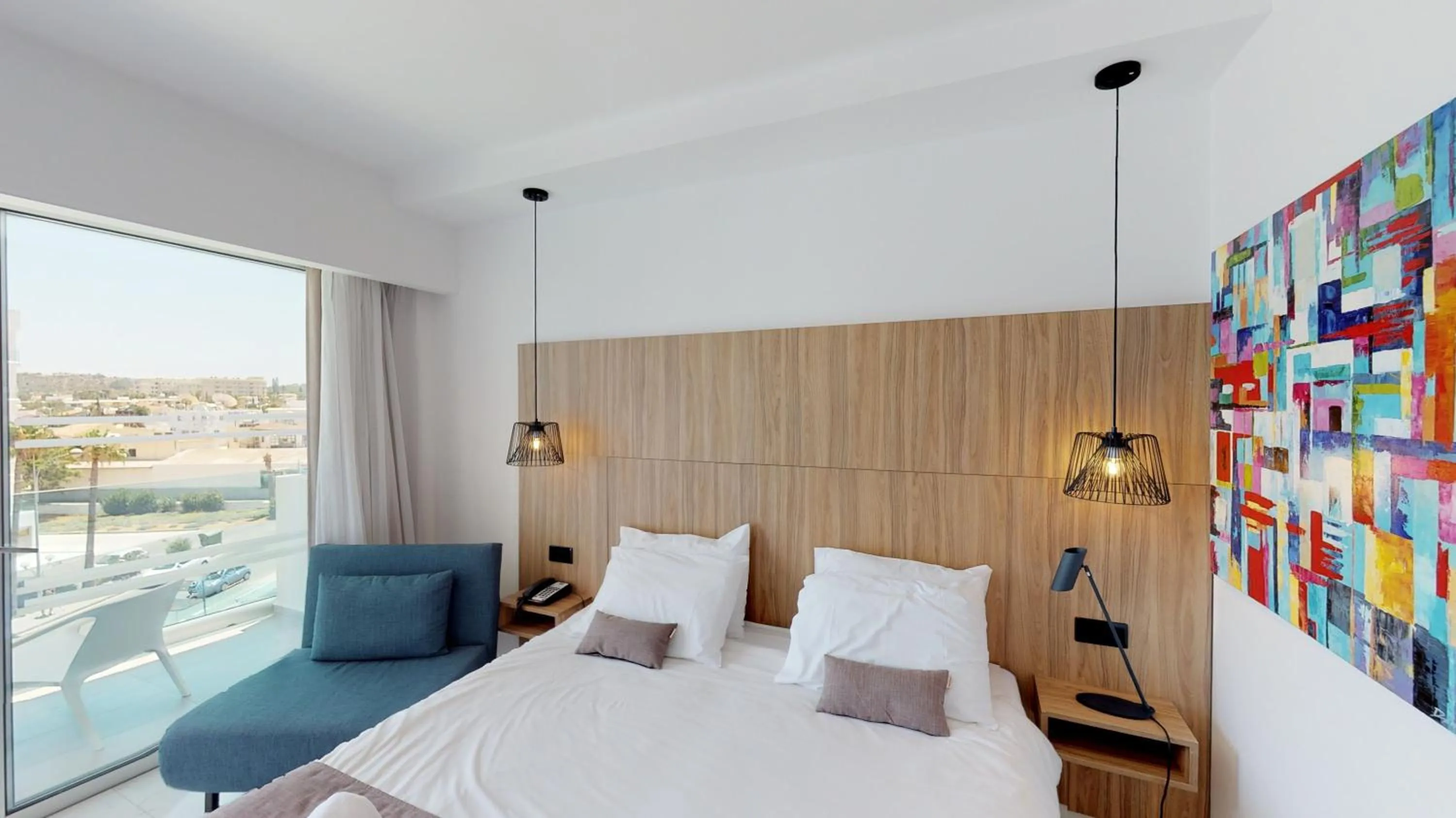 Bedroom, Bed in The Blue Ivy Hotel & Suites