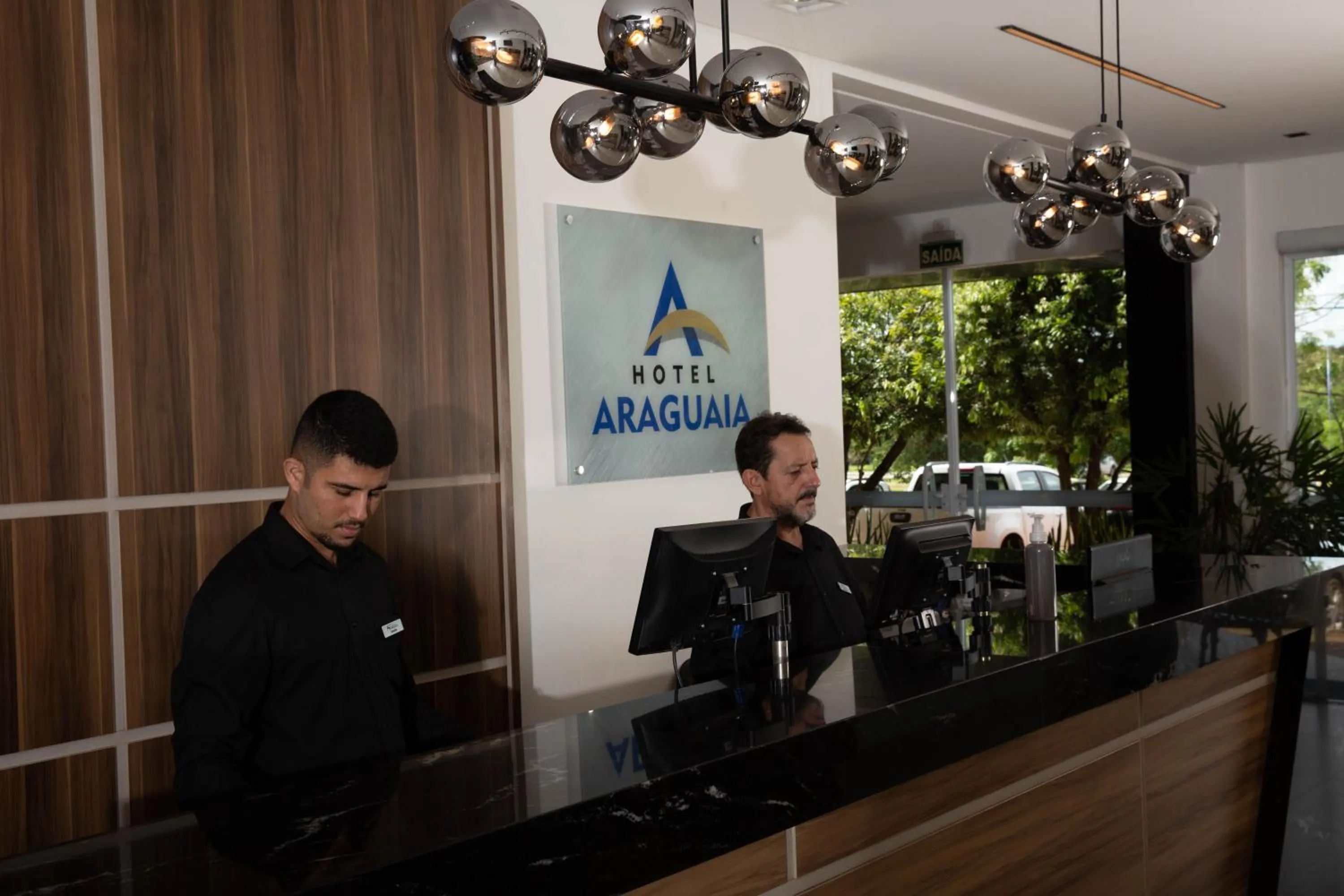 Lobby or reception in Hotel Araguaia