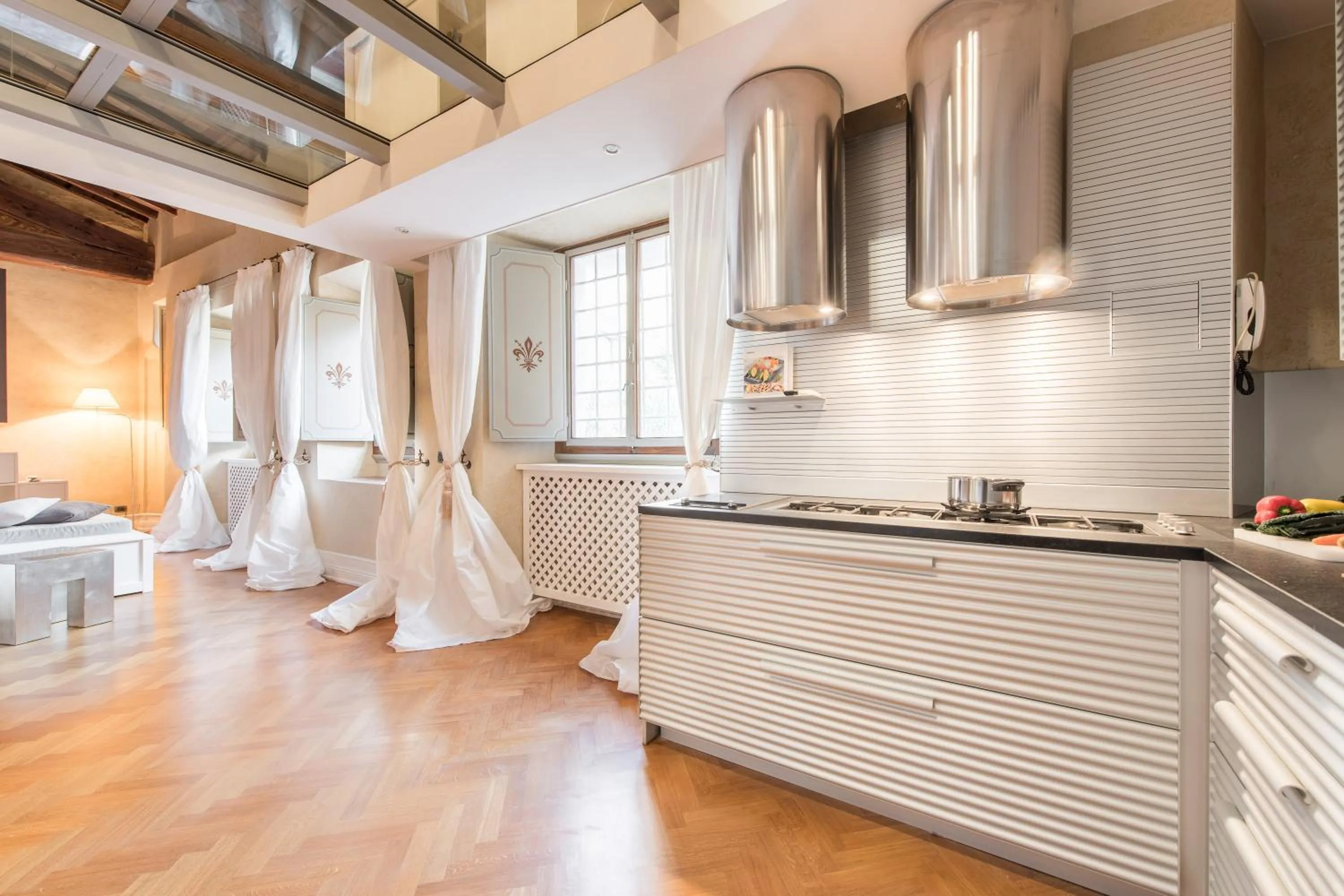Kitchen or kitchenette in Duomo Luxury Loft by Mmega