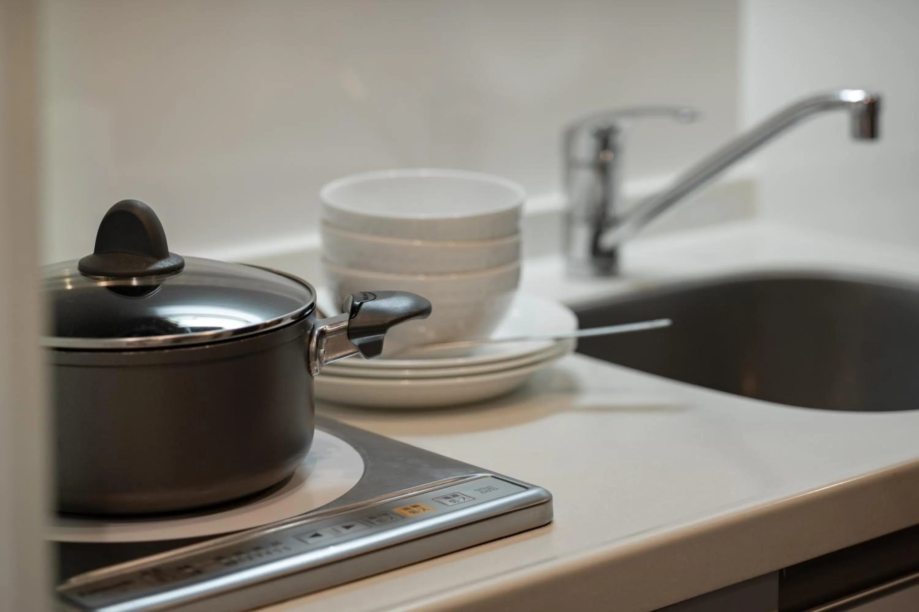 Kitchen or kitchenette in Hundred Stay Tokyo Shinjuku