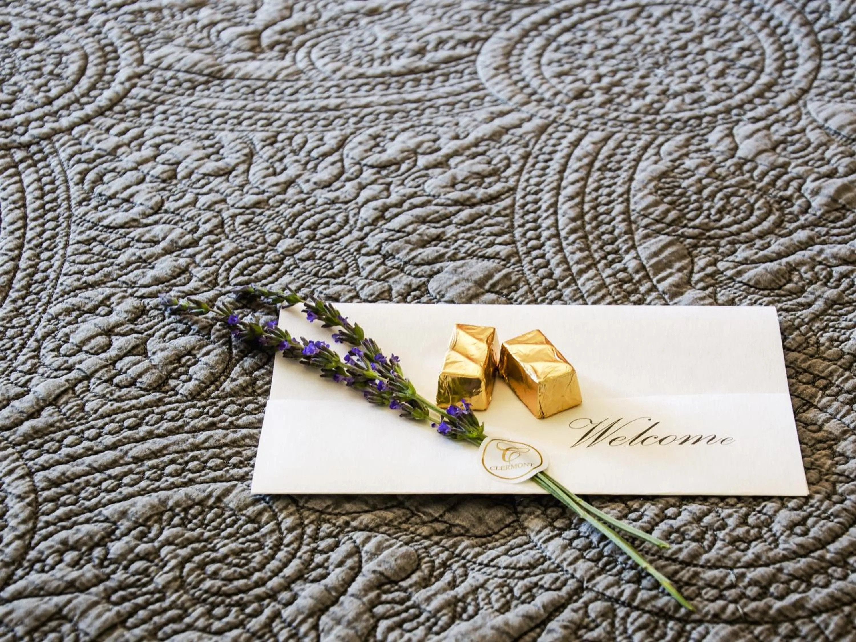 Decorative detail in Auberge Clermont